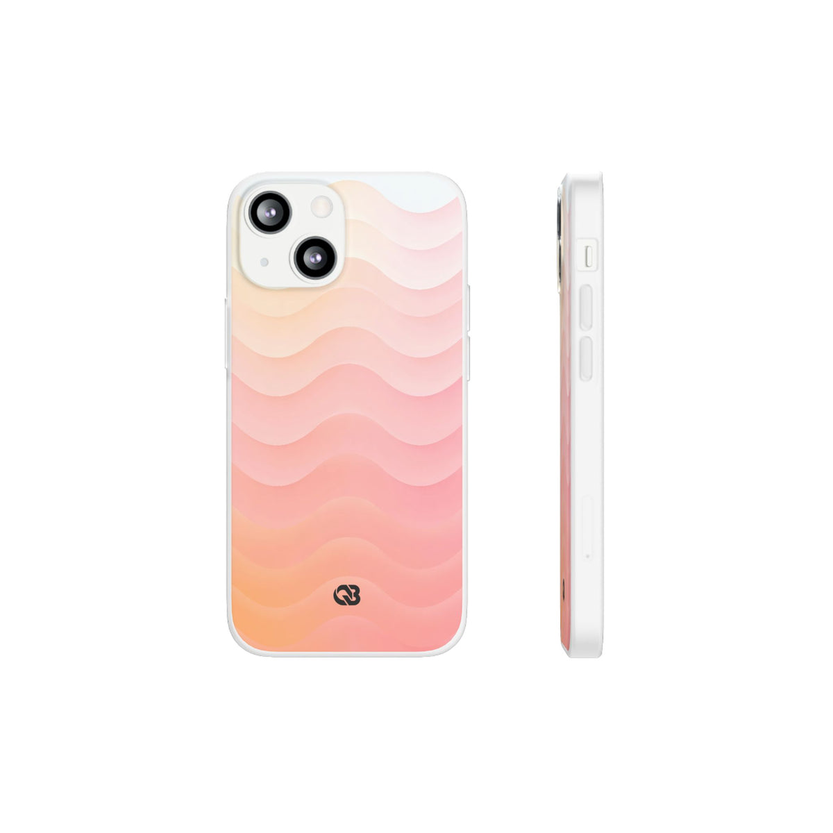 Blush Horizon Waves · Lite Phone Case for iPhone · Pink