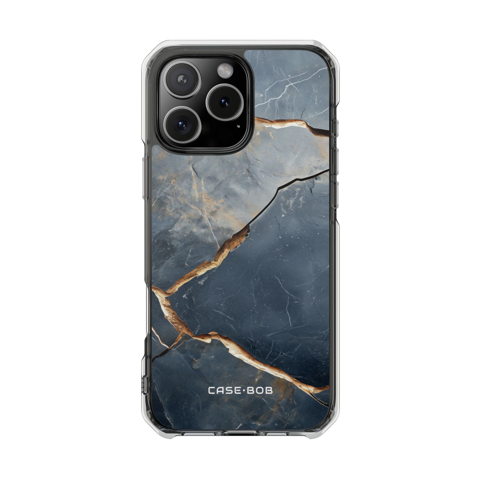 Gezackte Ader Navy iPhone 16 Pro Max Case - Impact