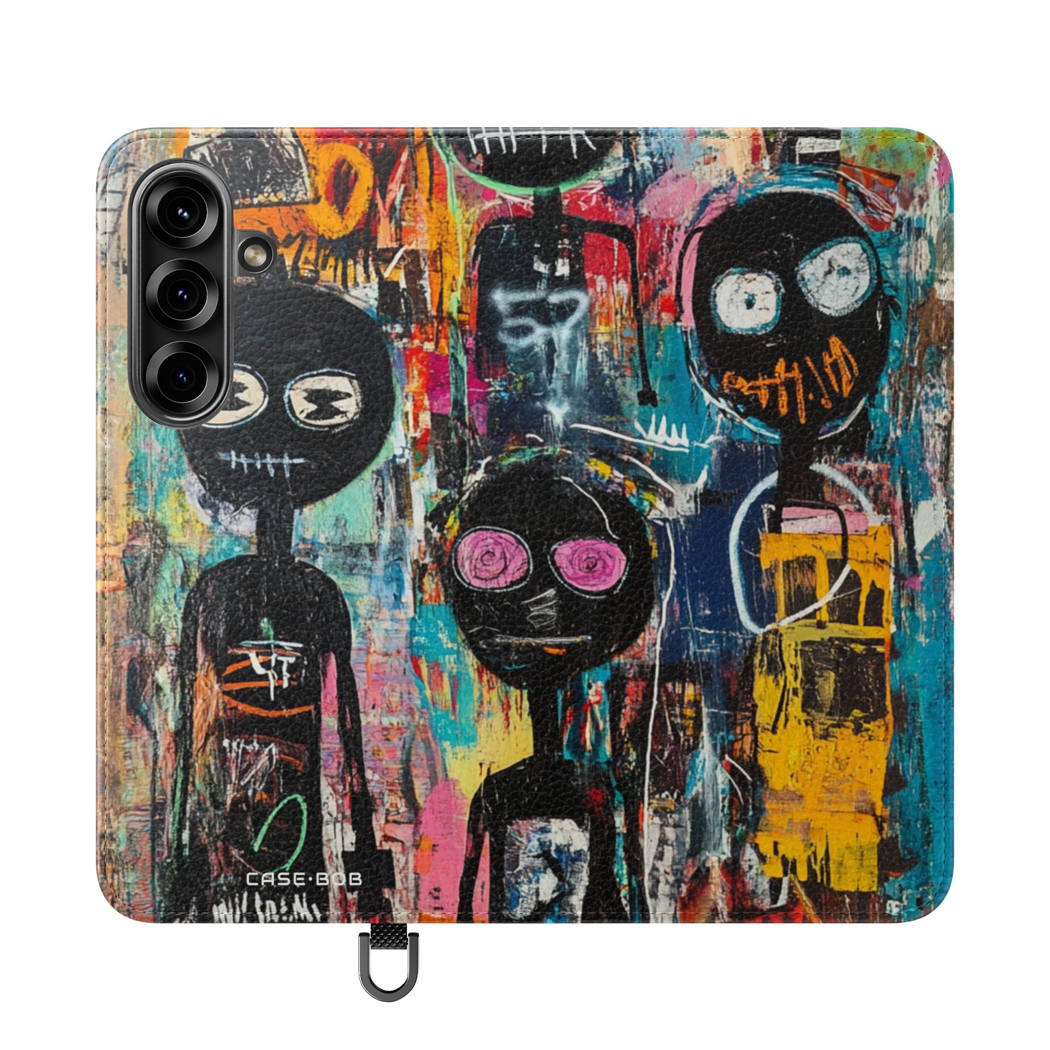 Wide-Eyed Faces - Samsung S25 Case - Wallet