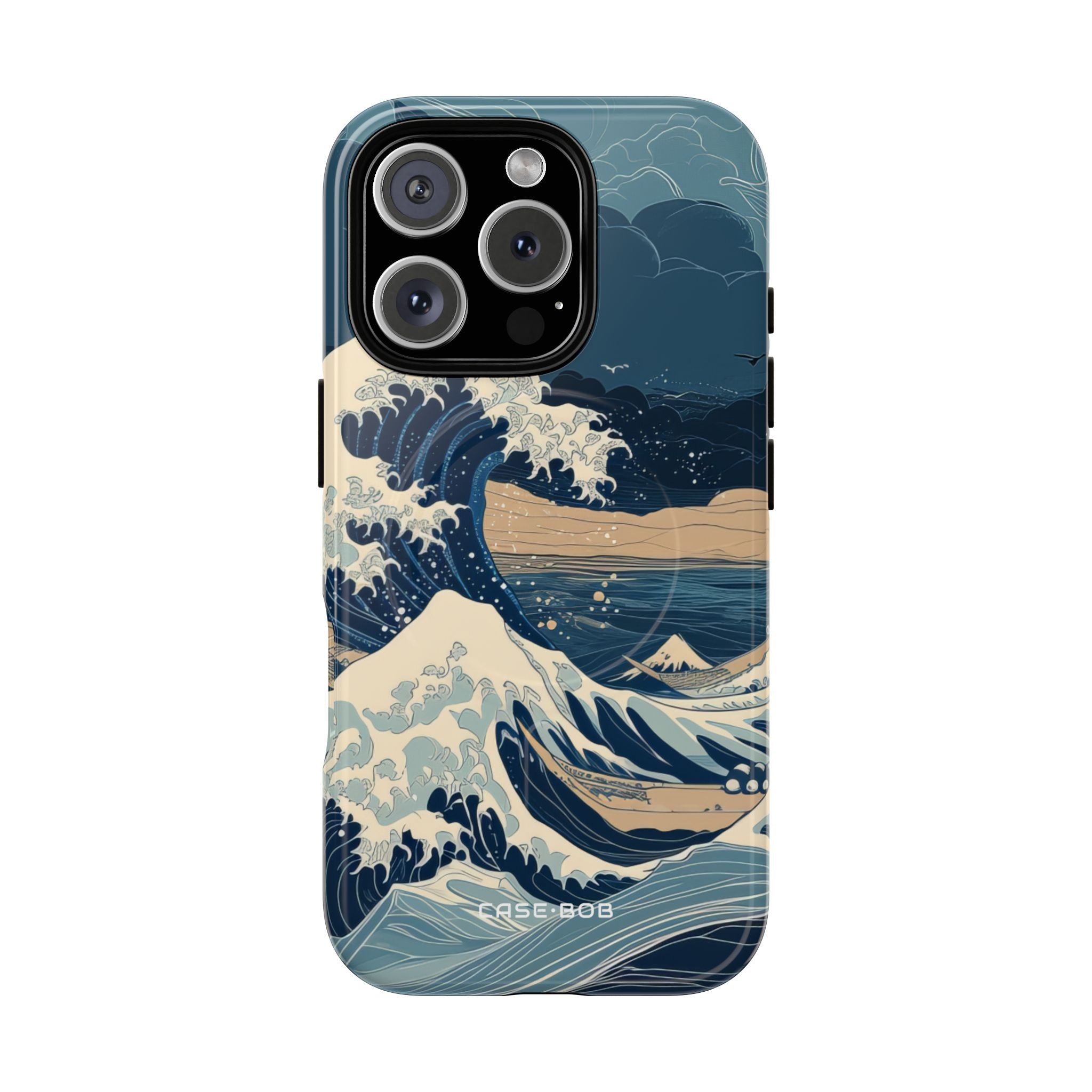 Cresting Blue Wave iPhone 16 Pro Case - Tough+