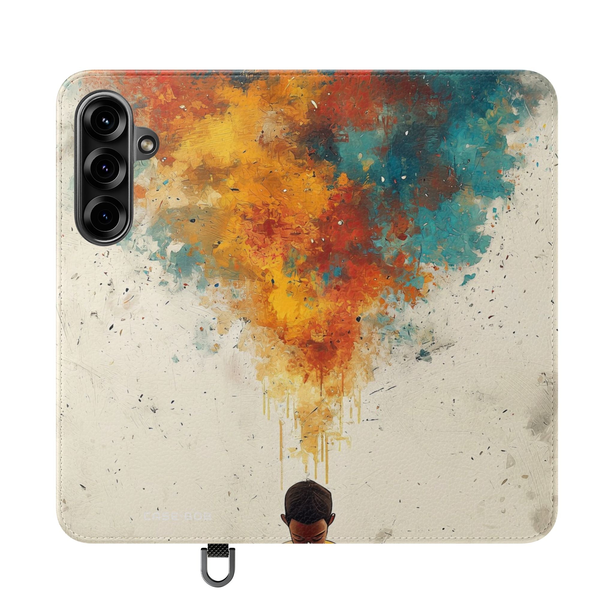 Meditative Ember - Samsung S25+ Case - Wallet