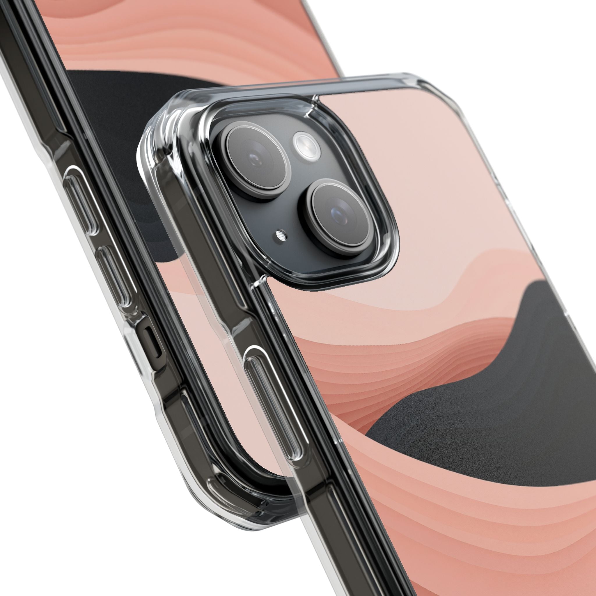 Pink Impact MagSafe Phone Case for iPhone - Dune Shadow Layers