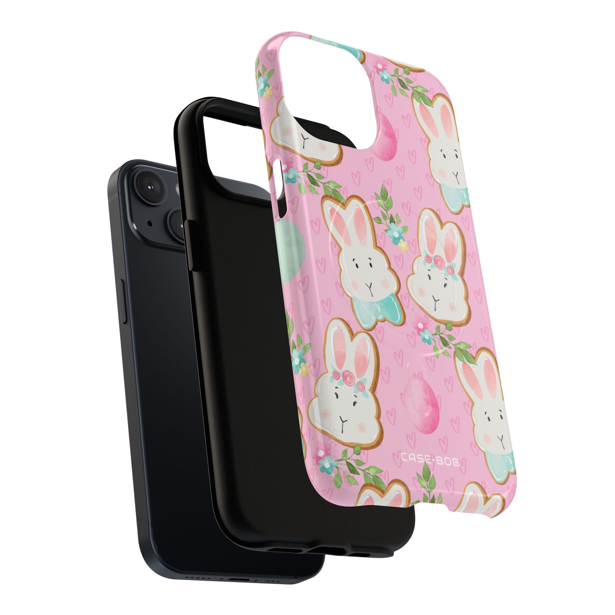 Bunny Blossom iPhone 14 Cover - Tough+