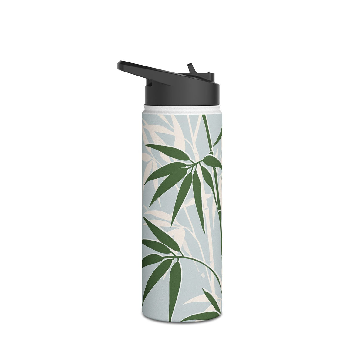 Serene Bamboo · Insulated Water Bottle · Green