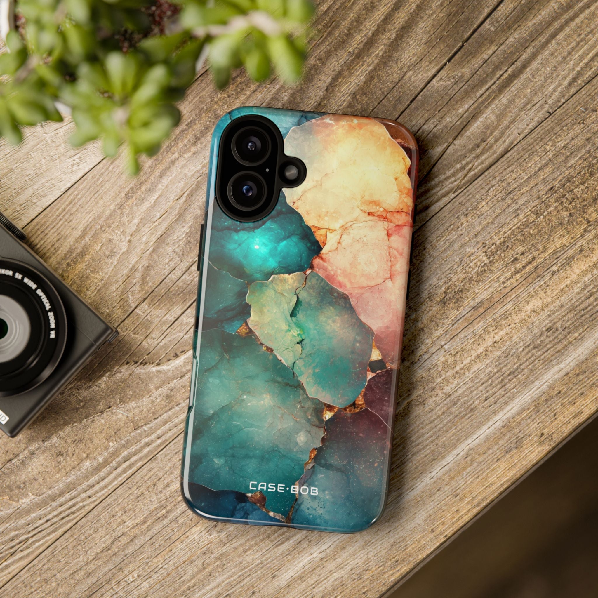 Gemstone Fracture iPhone 16 Plus Case - Tough