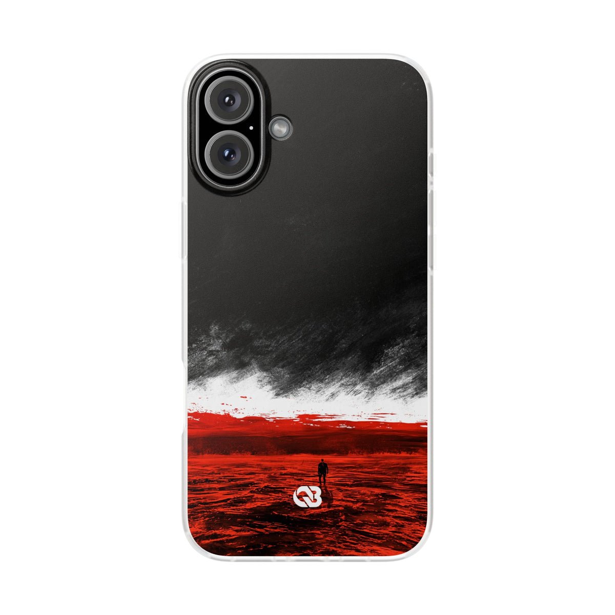 Crimson Horizon · Lite Phone Case for iPhone · Black