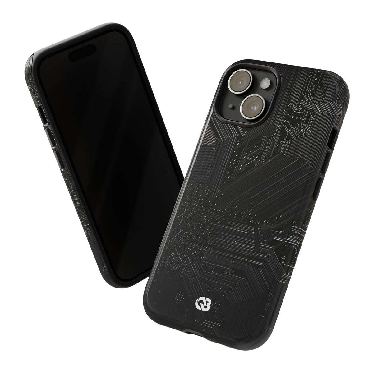 Obsidian Circuitry · Tough Phone Case for iPhone · Black