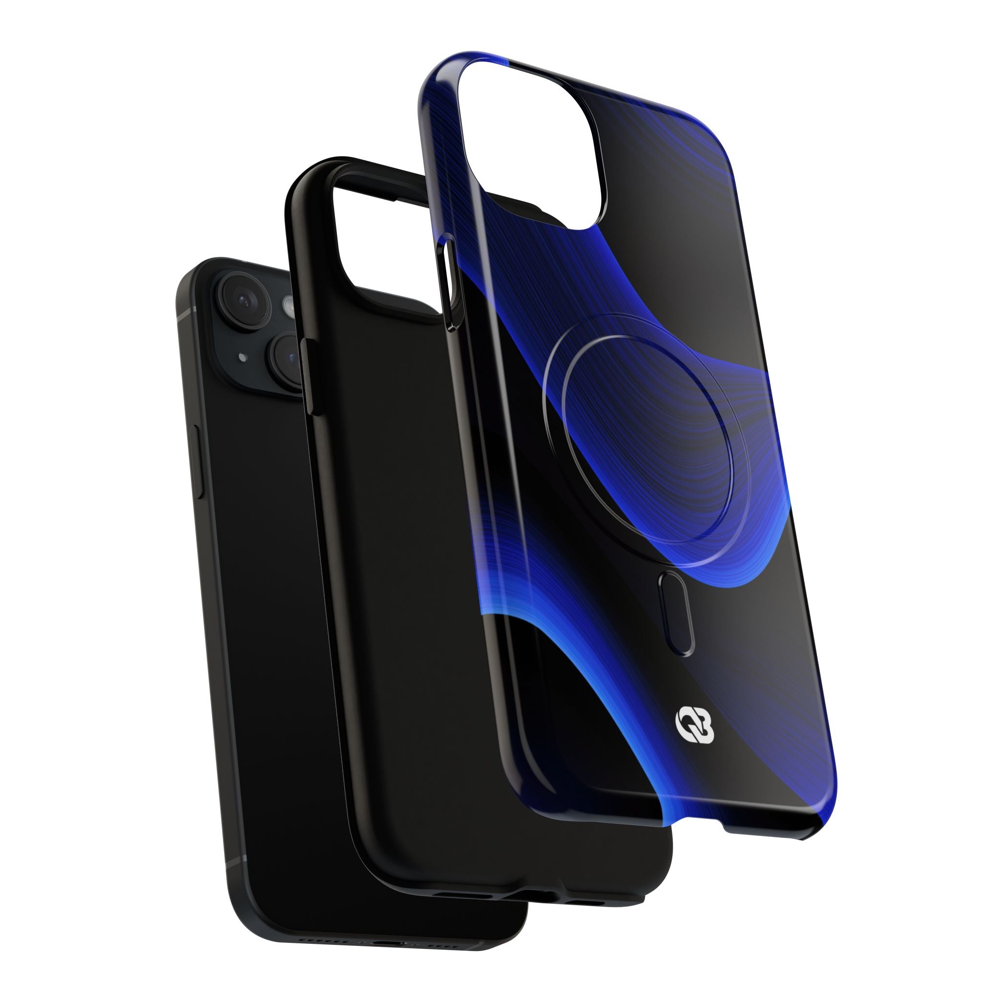 Blue Tough 2.0 Magsafe Phone Case for iPhone - Electric Cobalt Flow