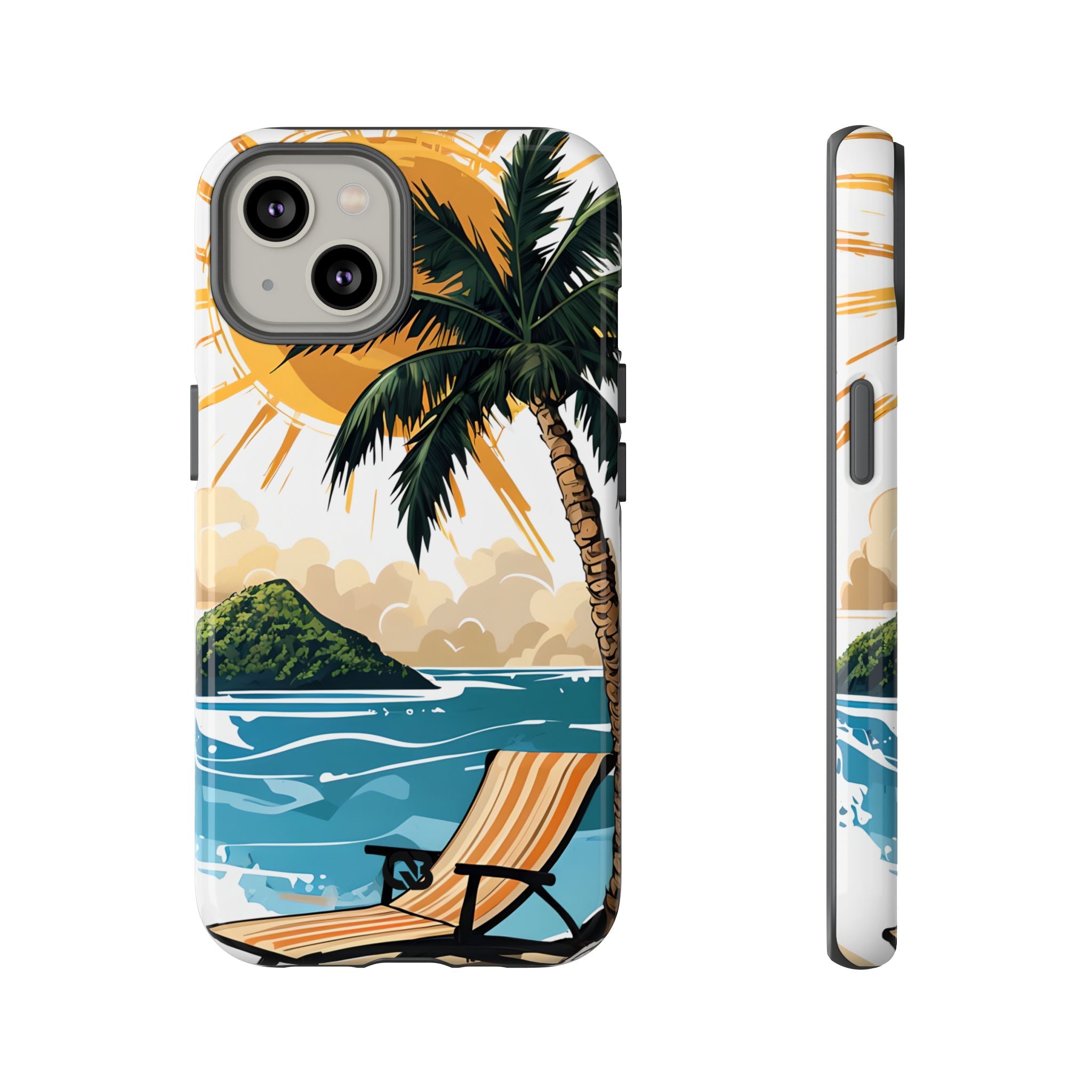 Radiant Coast Solitude · Tough Handyhülle für iPhone
