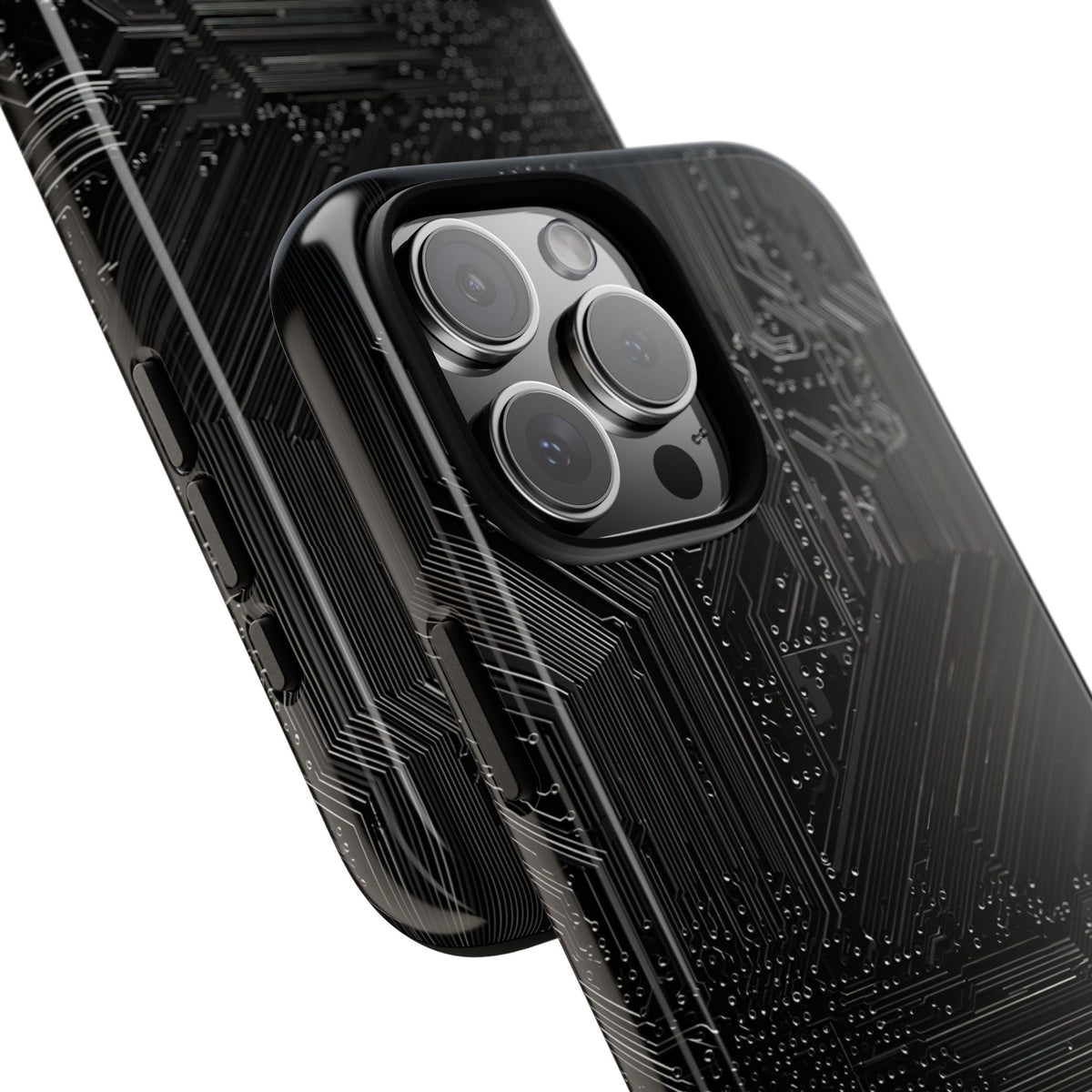 Obsidian Circuitry · Tough Phone Case for iPhone · Black