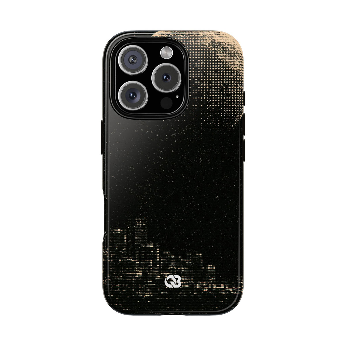 Lunar Metropolis Nocturne · Tough Phone Case for iPhone · Black