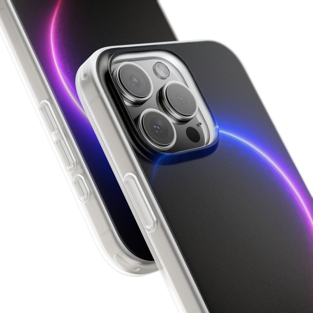 Luminous Eclipse · Lite Phone Case for iPhone · Black