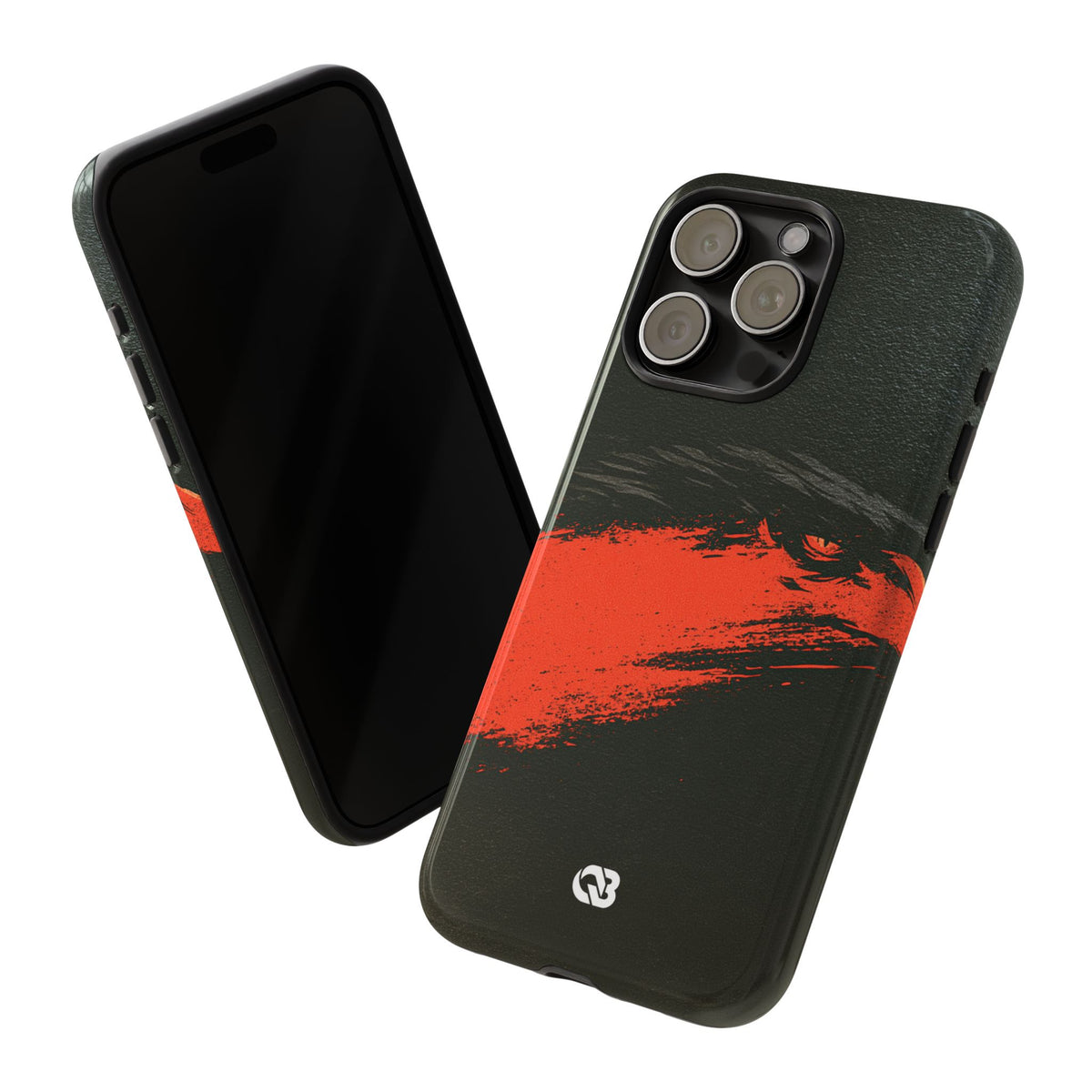 Crimson Raptor Noir · Tough Phone Case for iPhone · Black