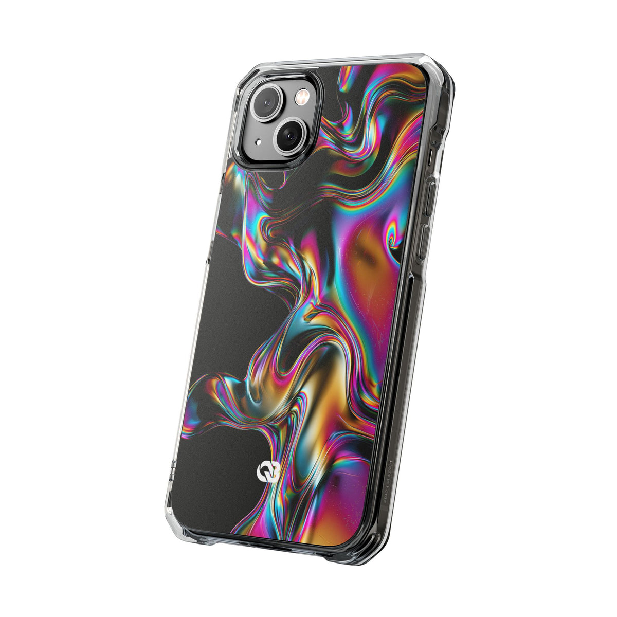 Purple Impact MagSafe Phone Case for iPhone - Liquid Neon Chrome