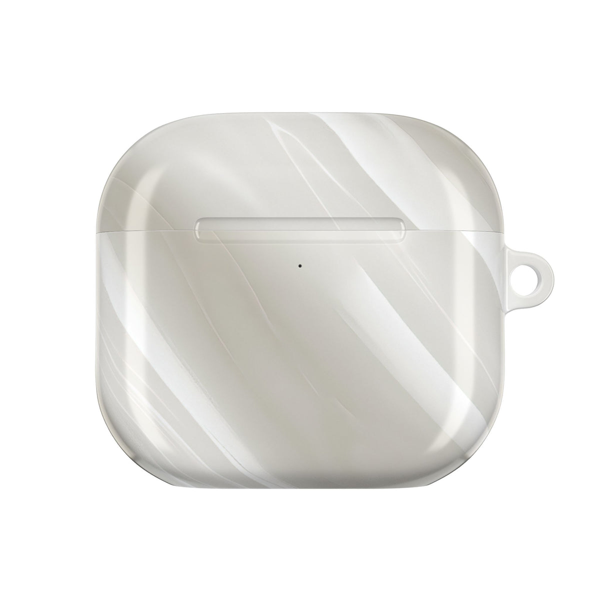 Liquid Enamel Fold · Hard Case for AirPods & AirPods Pro · White