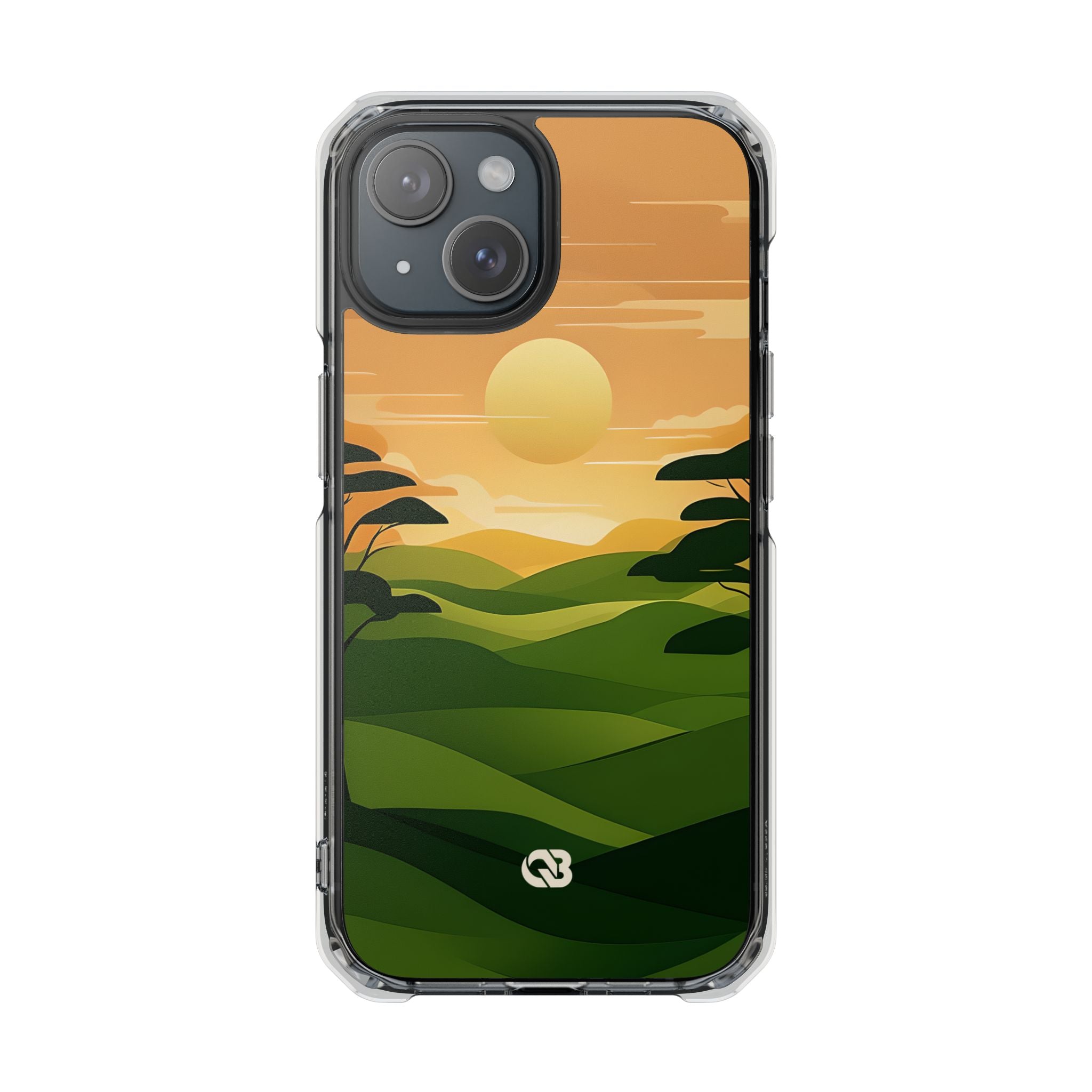 Verdant Horizon Sun · Impact Phone Case for iPhone · Magsafe