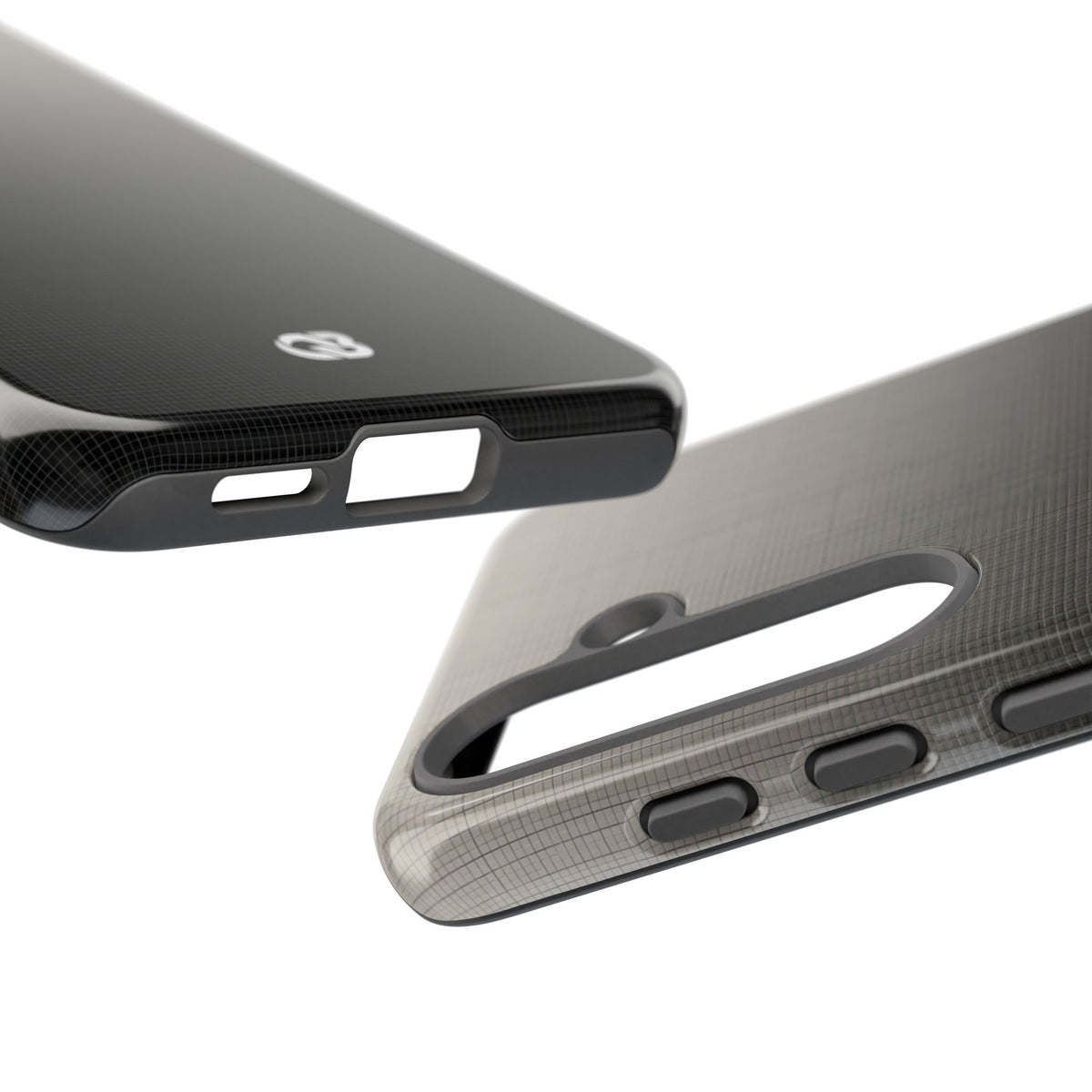 Monochrome Metric Grid · Tough Phone Case for Samsung · Black