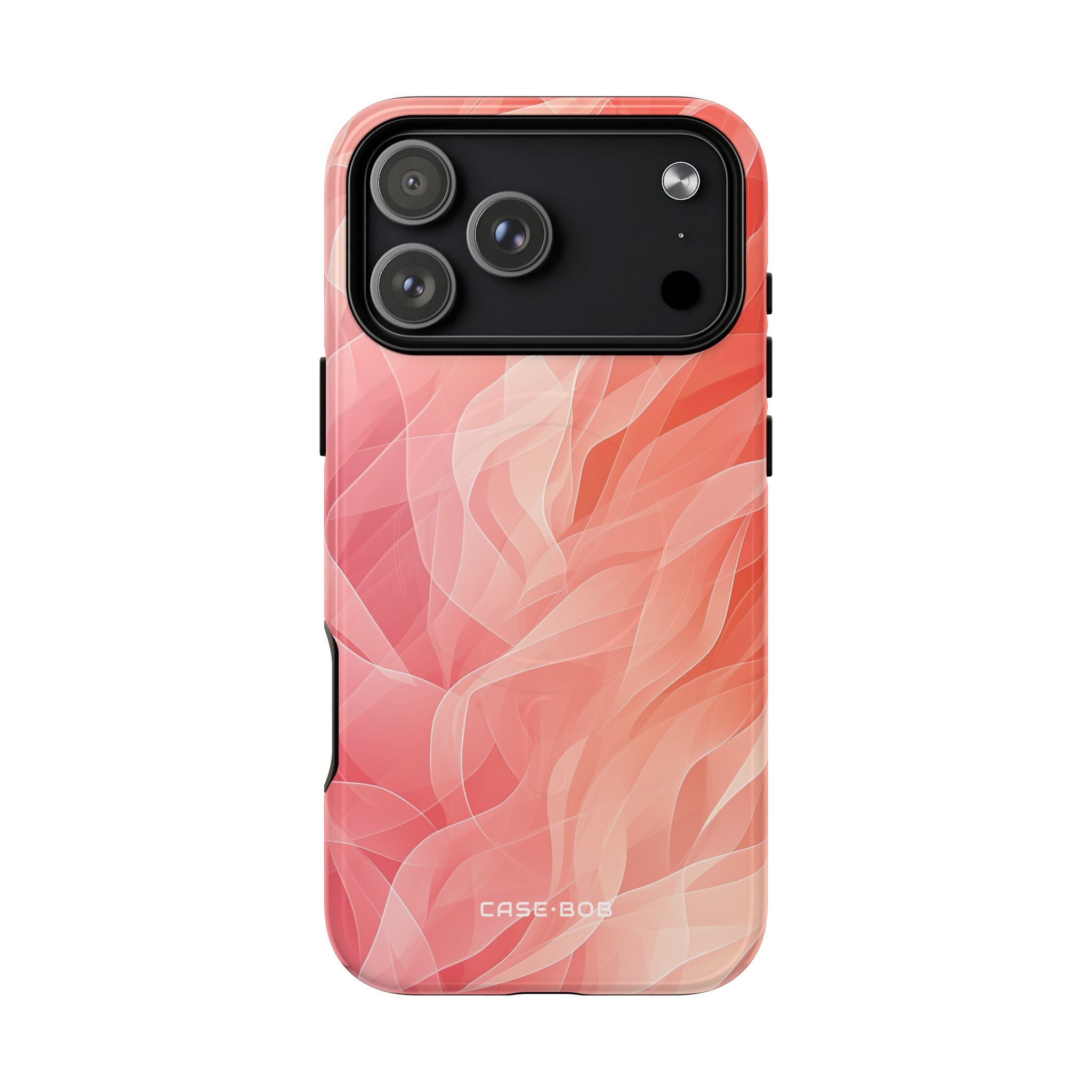 Peach Wave Drift iPhone 17 Pro Max Case - Tough+ - CASE•BOB