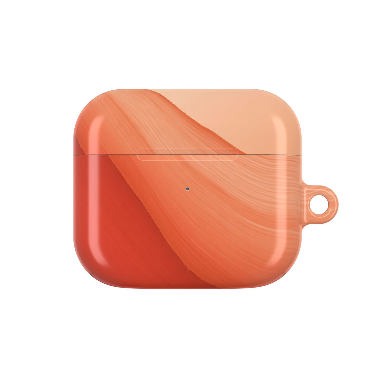 Terracotta Flow · Hard Case for AirPods & AirPods Pro · Orange