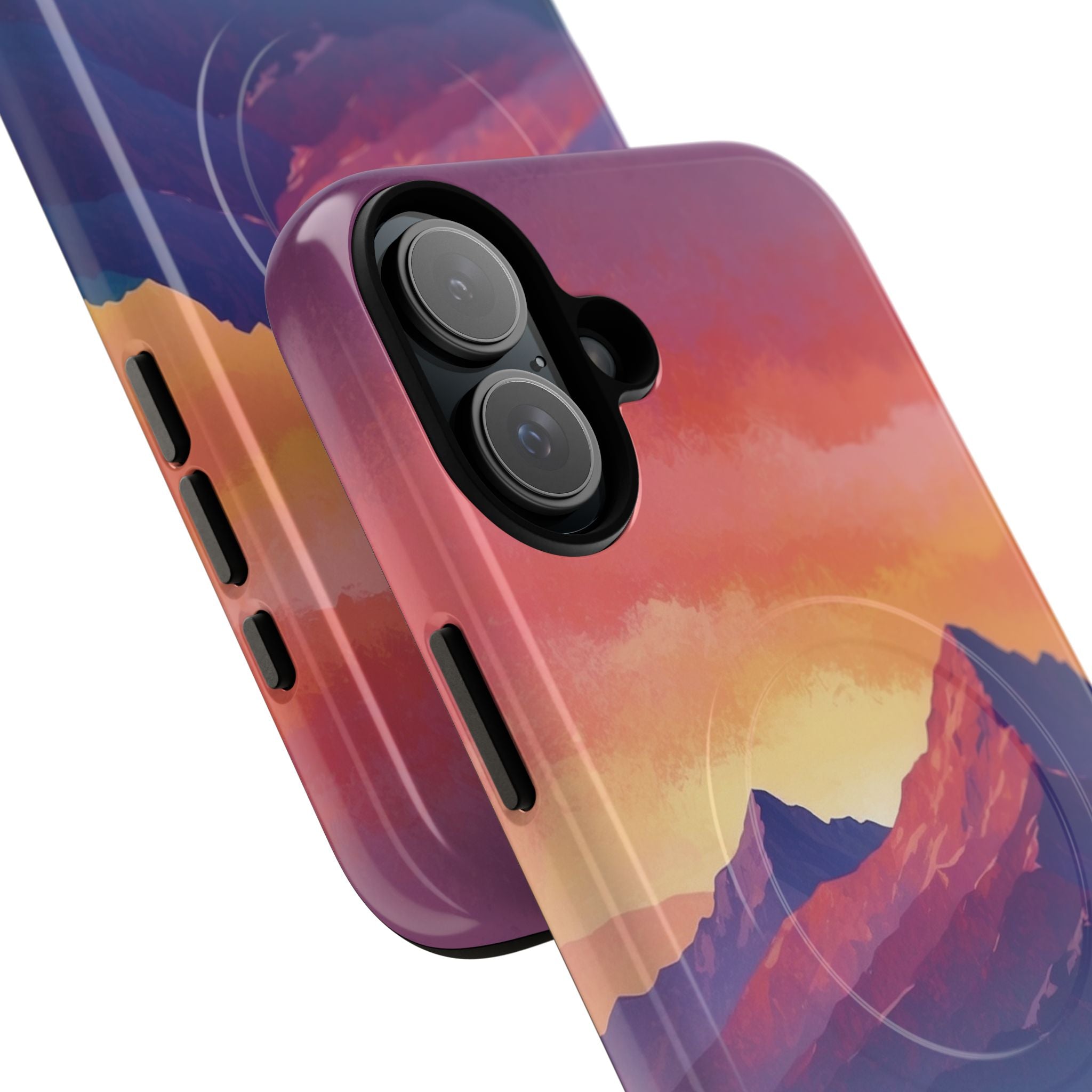 Crimson Mountain Dusk · Tough+ Phone Case for iPhone · Magsafe