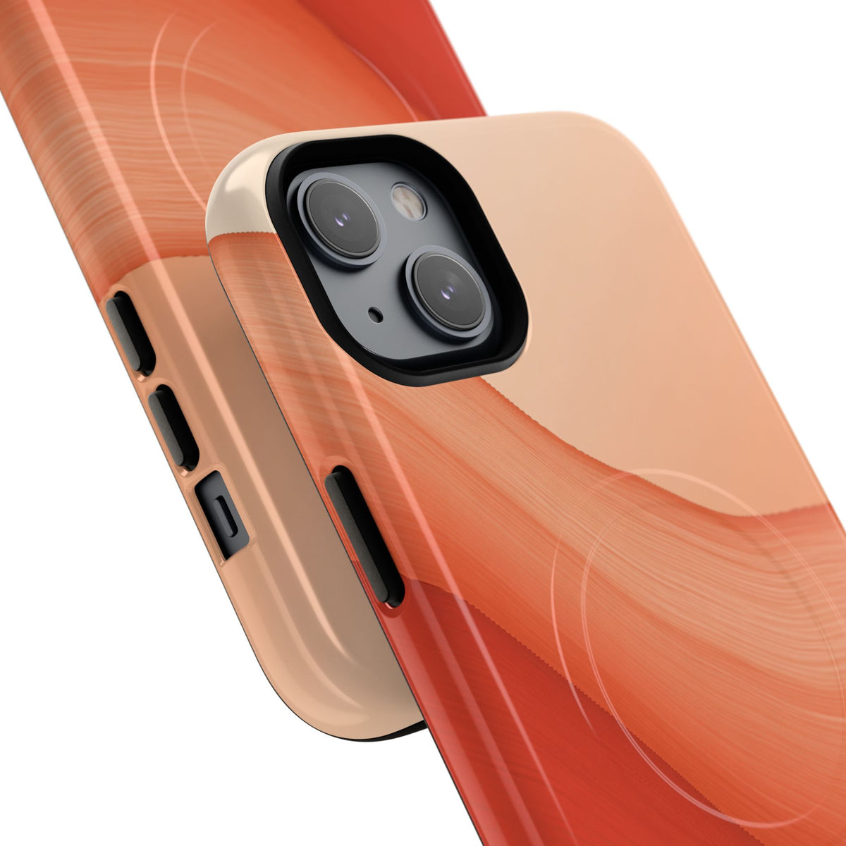 Terracotta Flow · Tough 2.0 Magnetic Phone Case for iPhone · Orange