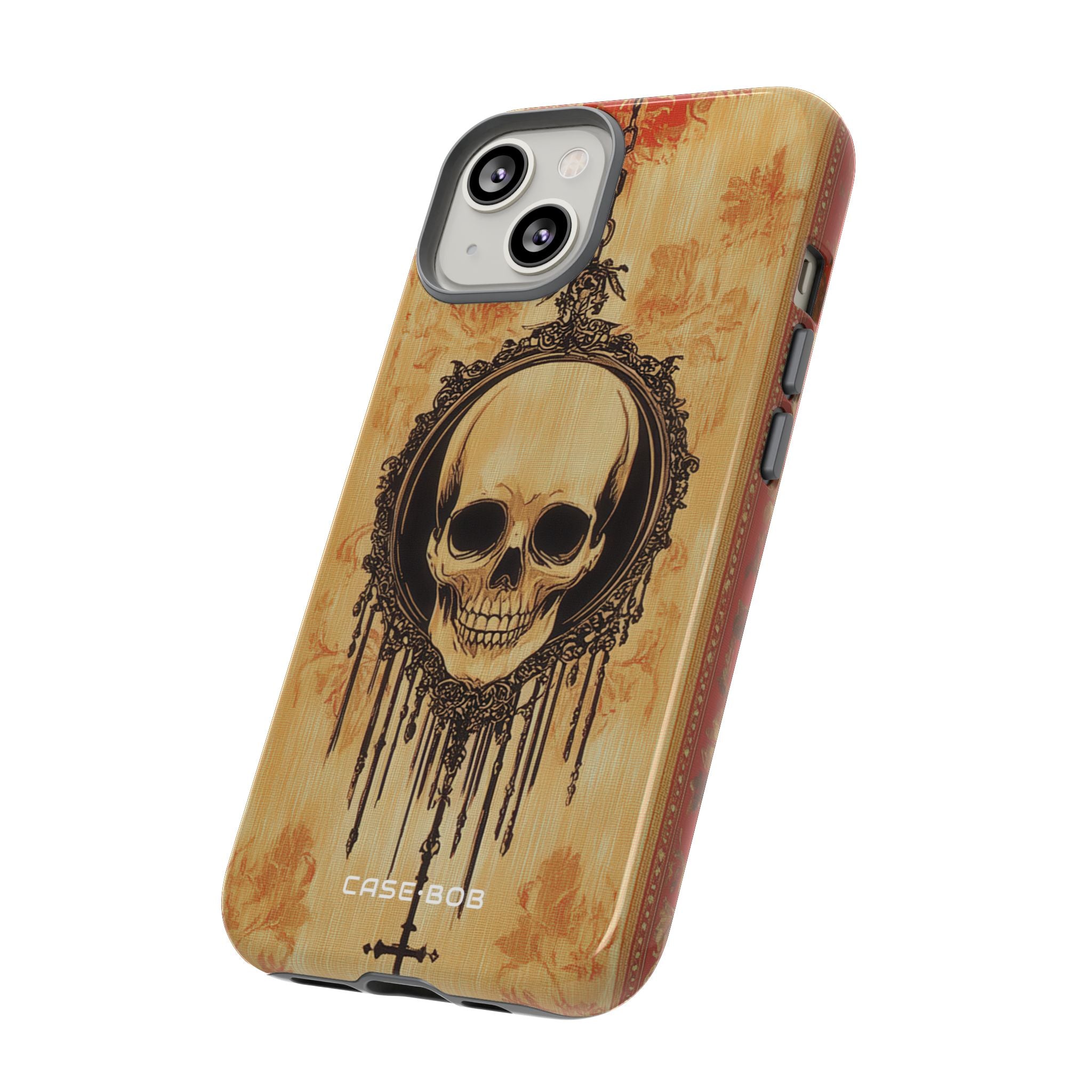 Skull Anhänger iPhone 14 Case - Tough