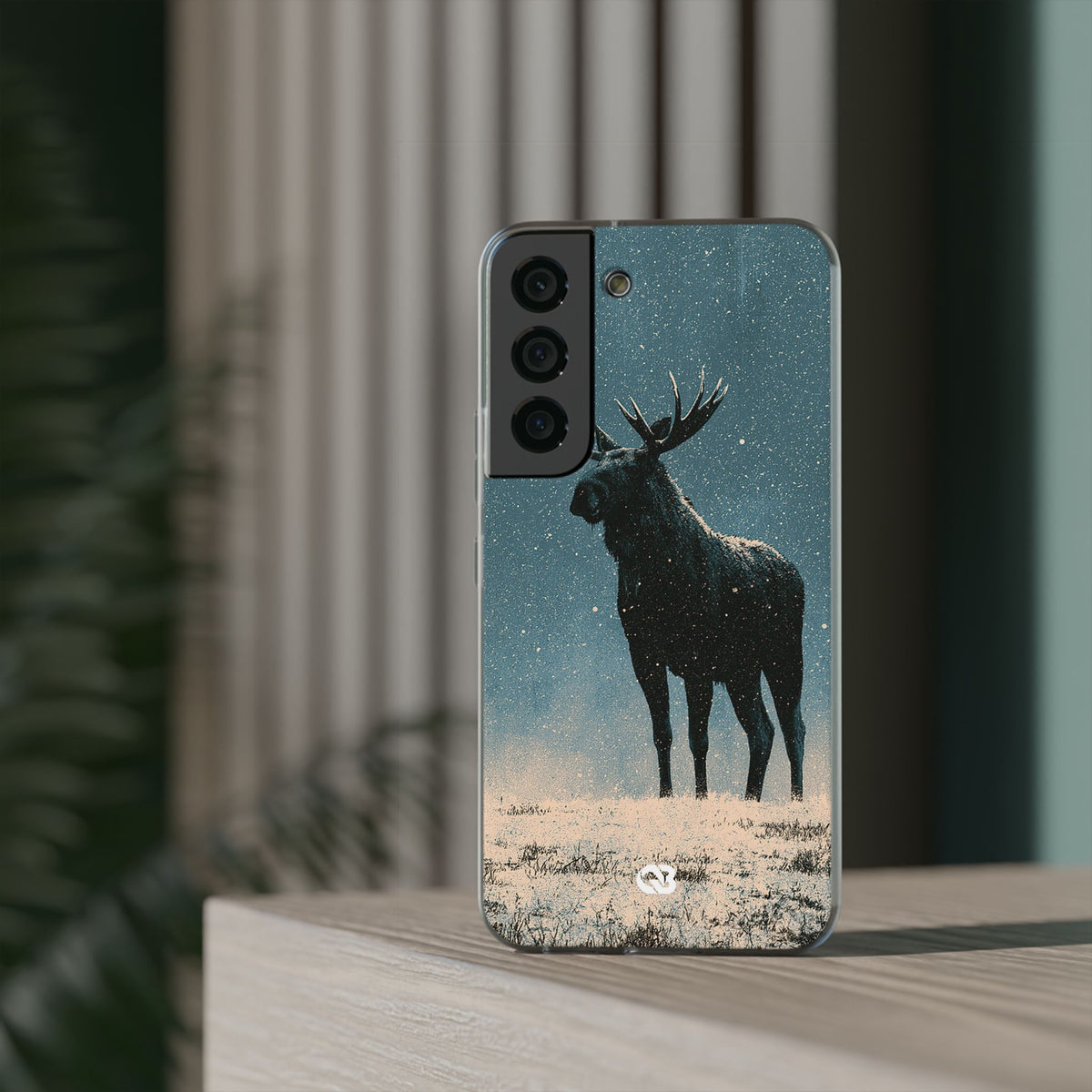 Nordic Boreal Moose · Lite Phone Case for Samsung · Blue