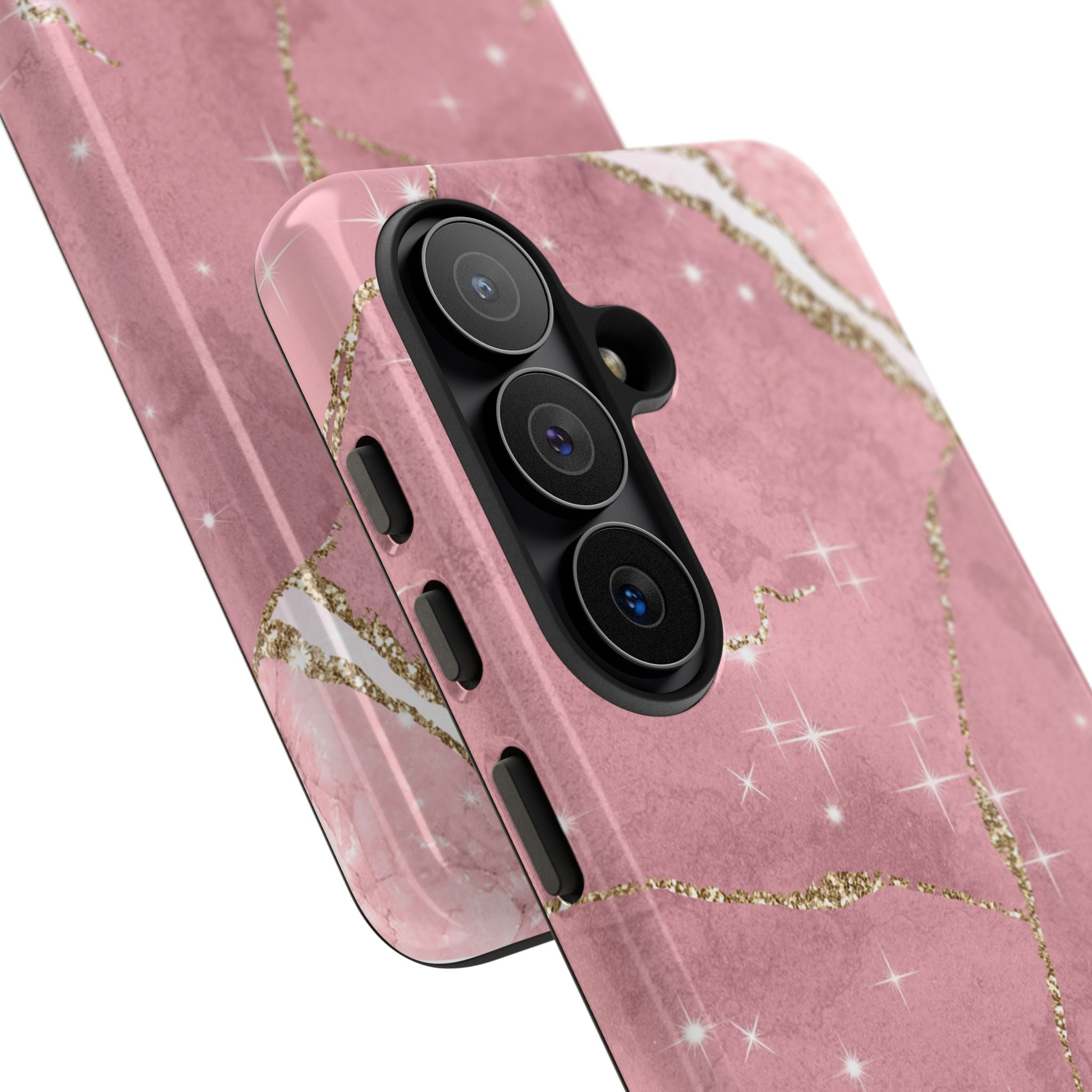 Rose Sparkle Marble · Tough Phone Case for Samsung