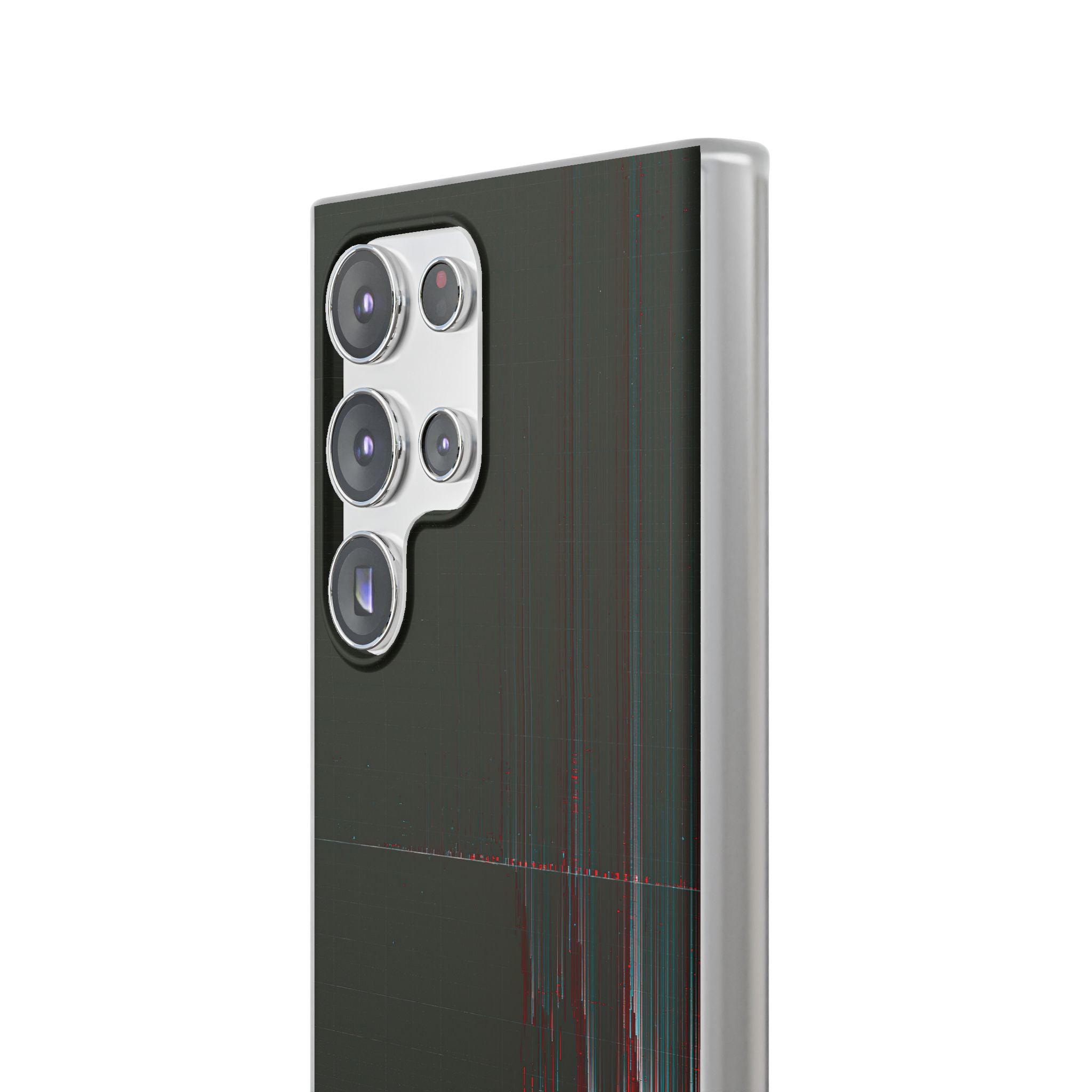 Black Lite Phone Case for Samsung - Corrupted Data Stream