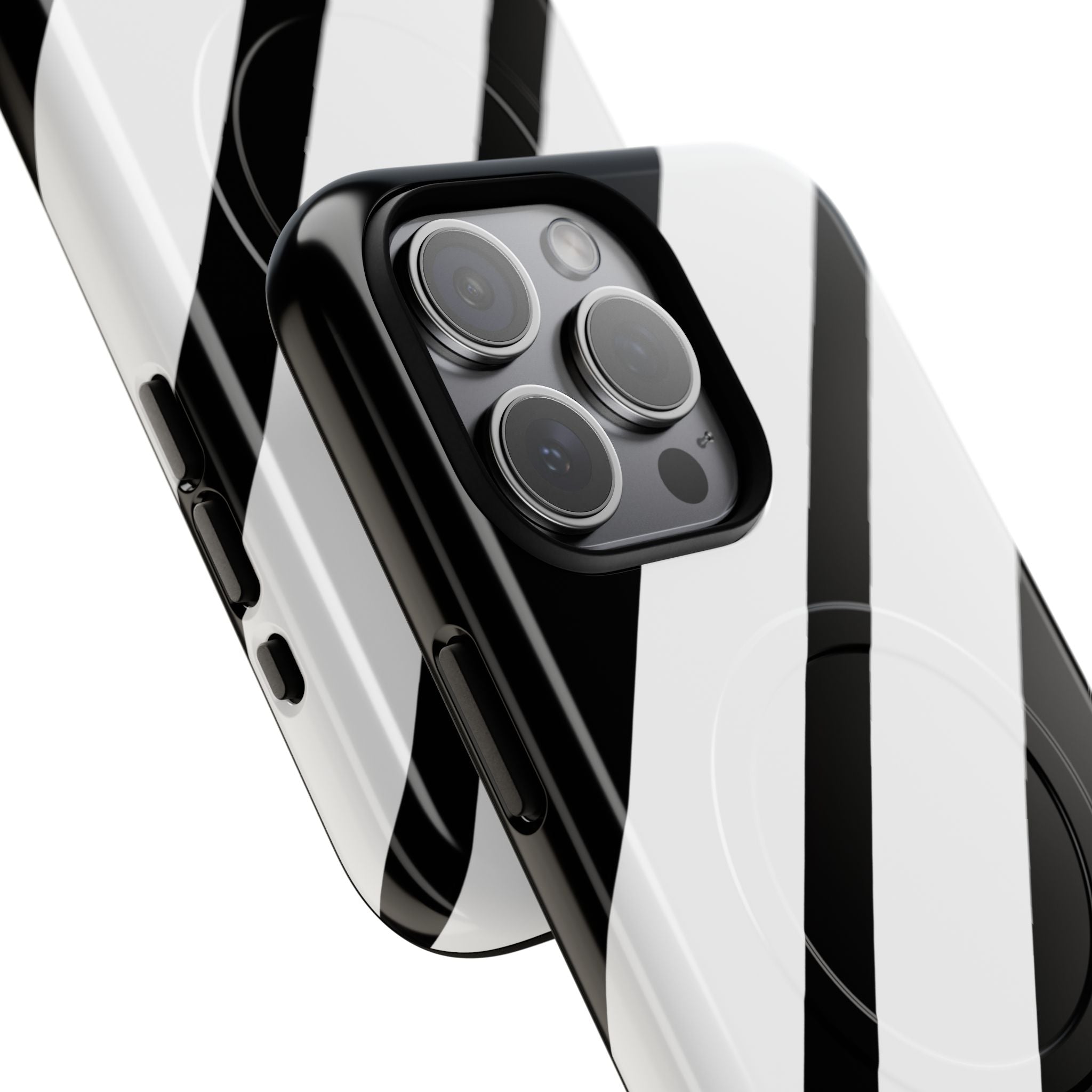 Obsidian White Bars · Tough+ Phone Case for iPhone · Magsafe