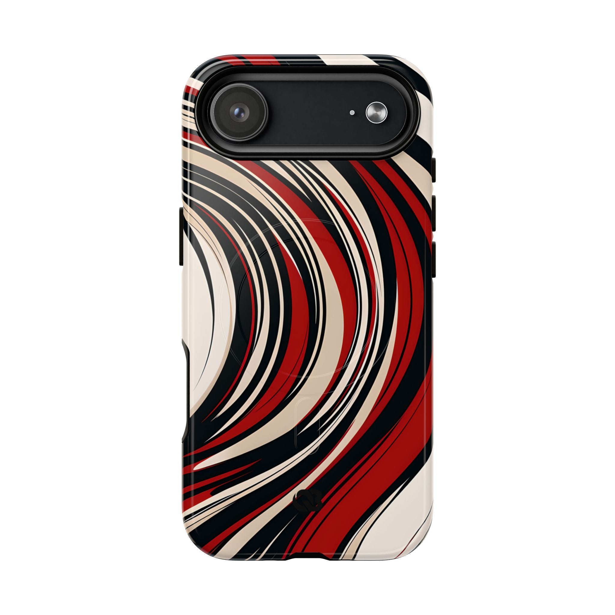 Crimson Flow Waves · Tough+ Magsafe