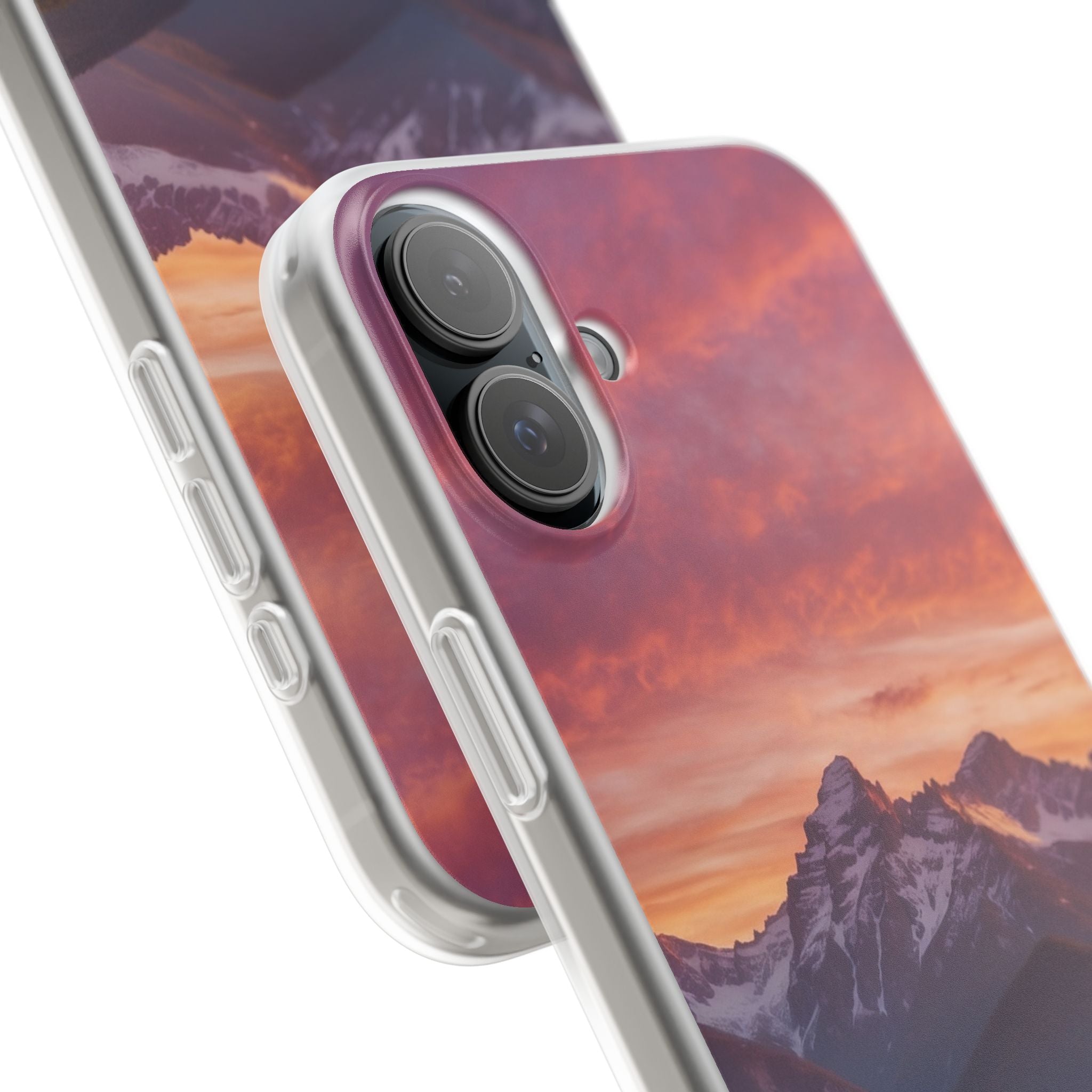 Snowcap Bloom iPhone 16 Plus Cover - Blød