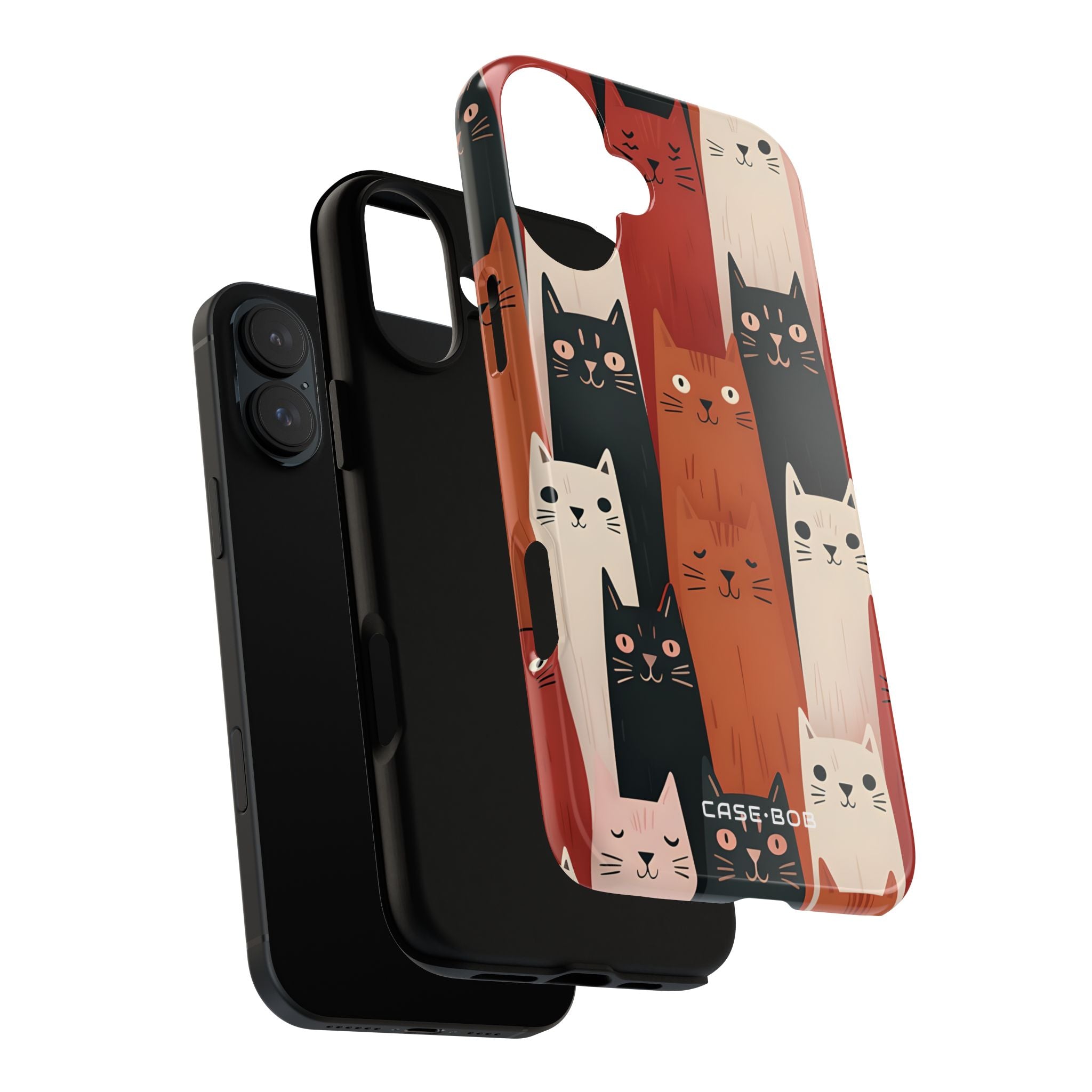 Cat Cascade iPhone 16 Plus Case - Tough