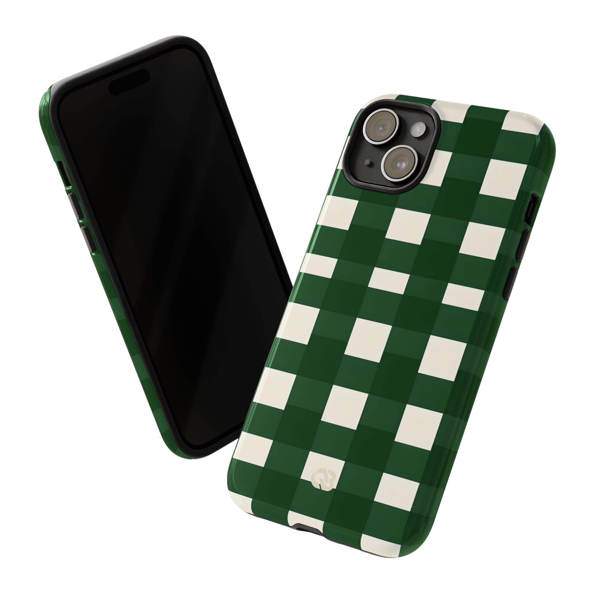 Hunter Green Plaid · Tough Phone Case for iPhone