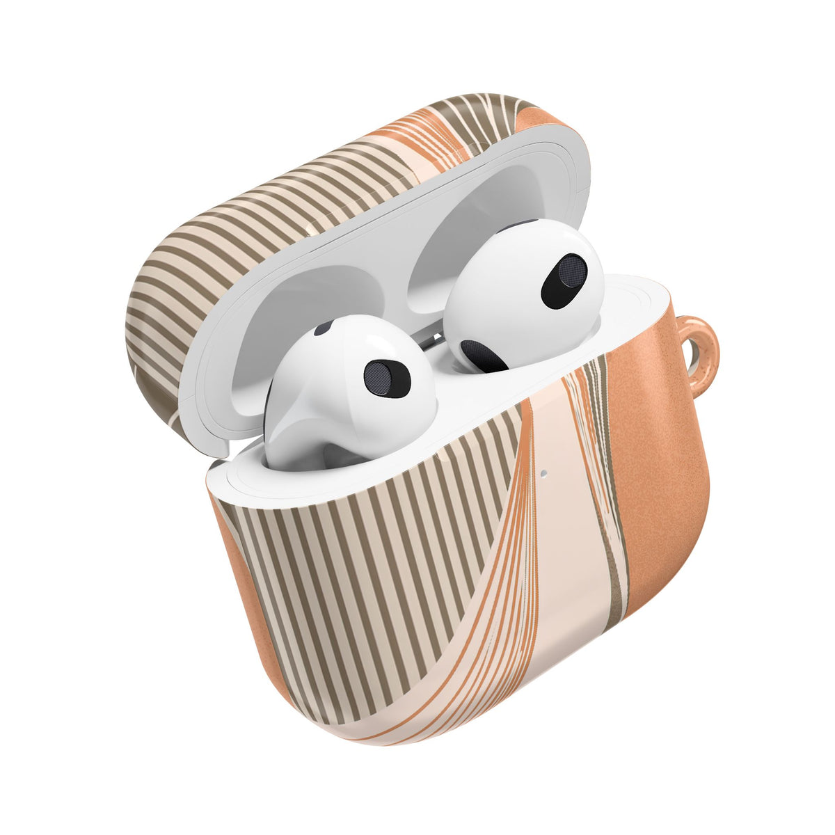 Terracotta Meridian · Hard Case for AirPods & AirPods Pro · Orange