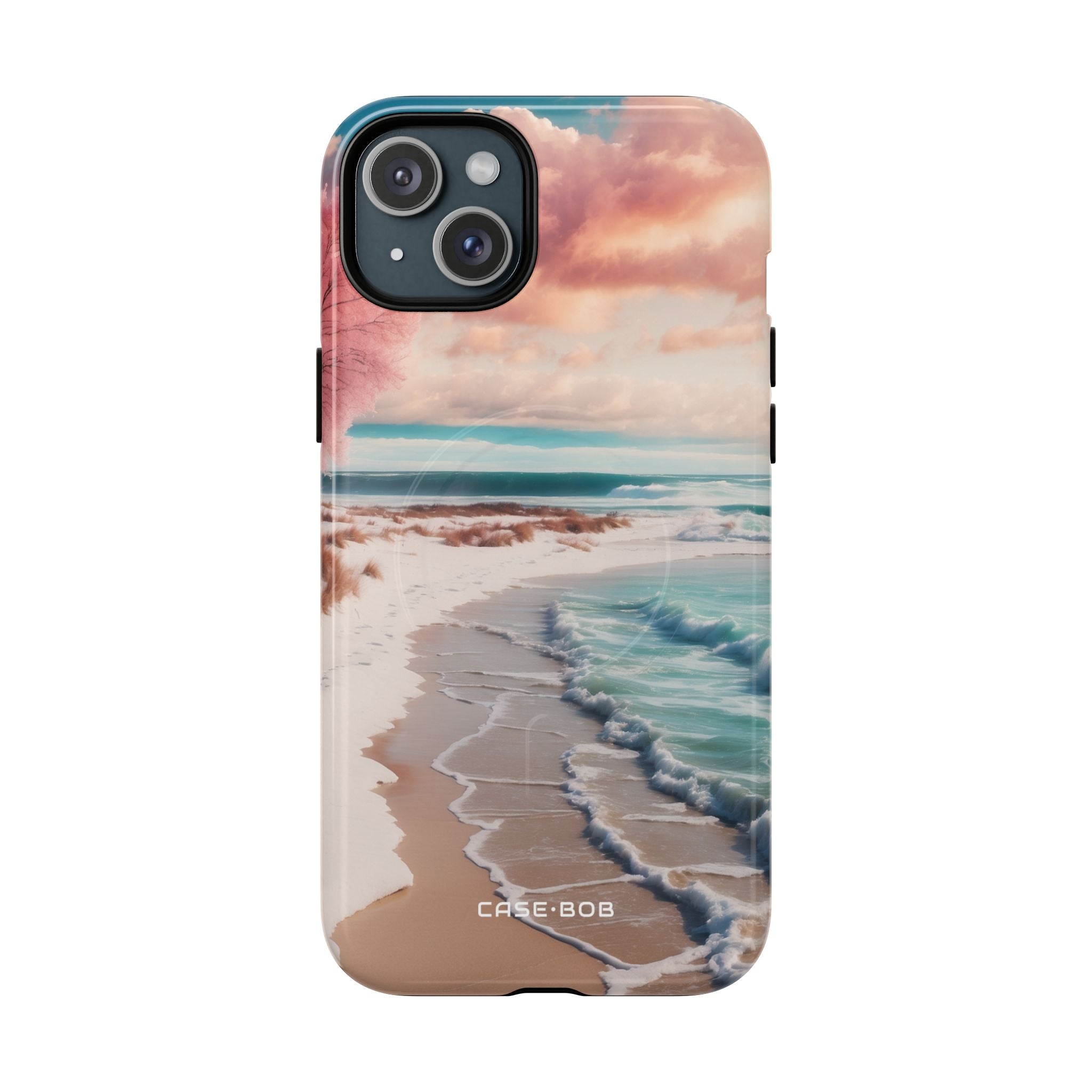 Pink Tree Breeze iPhone 15 Plus Cover - Tough+
