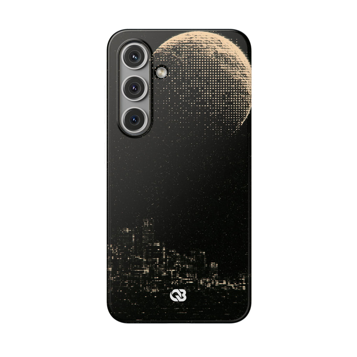 Lunar Metropolis Nocturne · Lite Phone Case for Samsung · Black