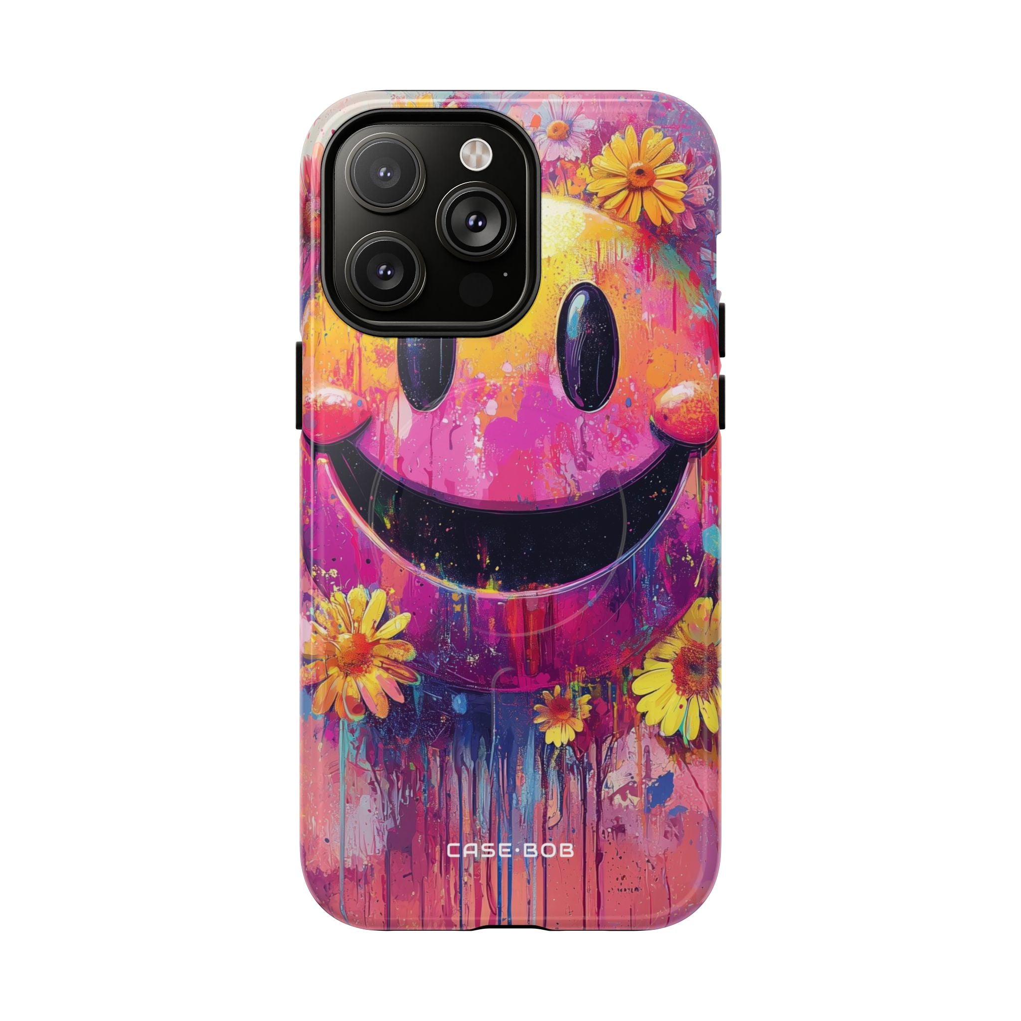 Smiley Bloom iPhone 14 Pro Max Case - Tough+