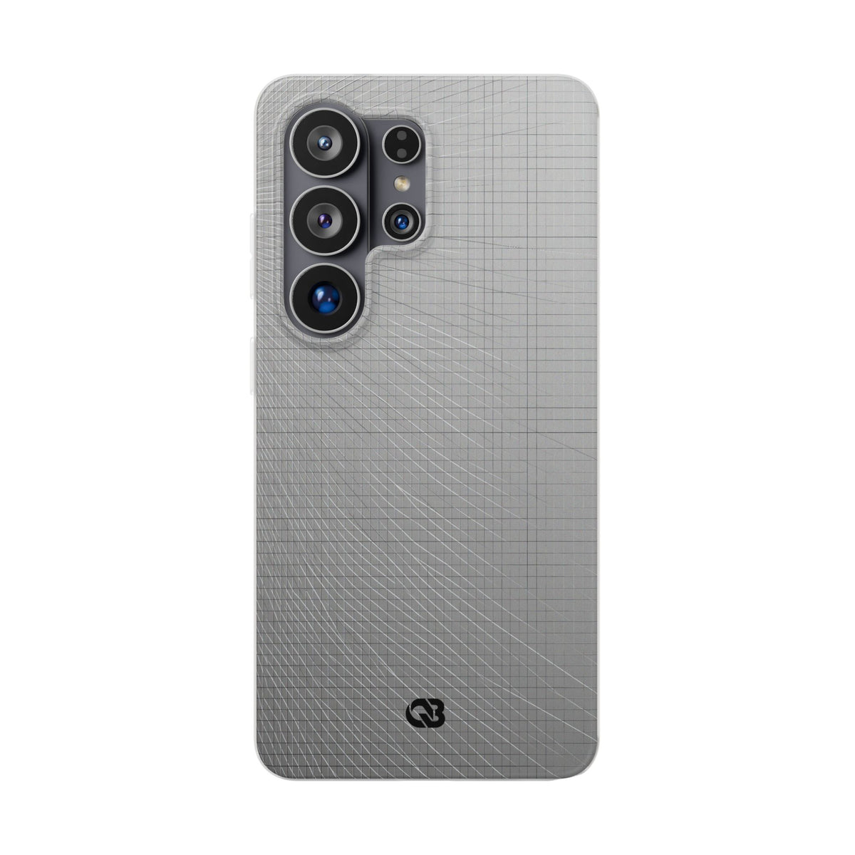 Grey Lite Phone Case for Samsung - Chrome Mesh Warp