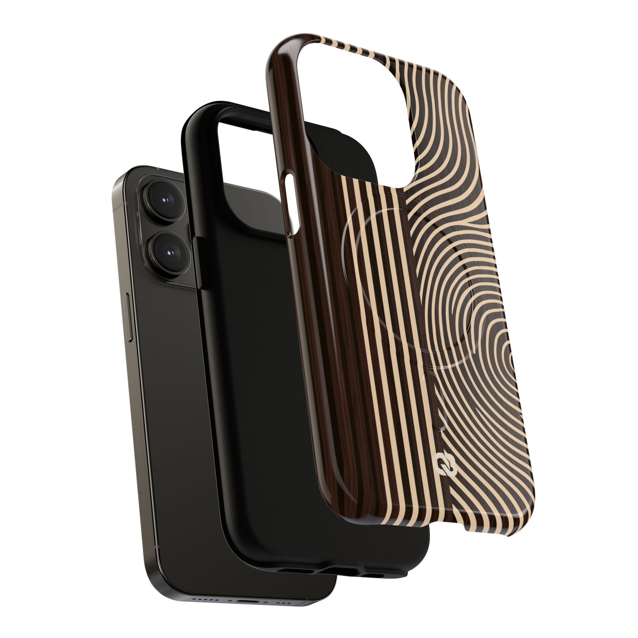 Brown Tough 2.0 Magsafe Phone Case for iPhone - Espresso Sand Ridge