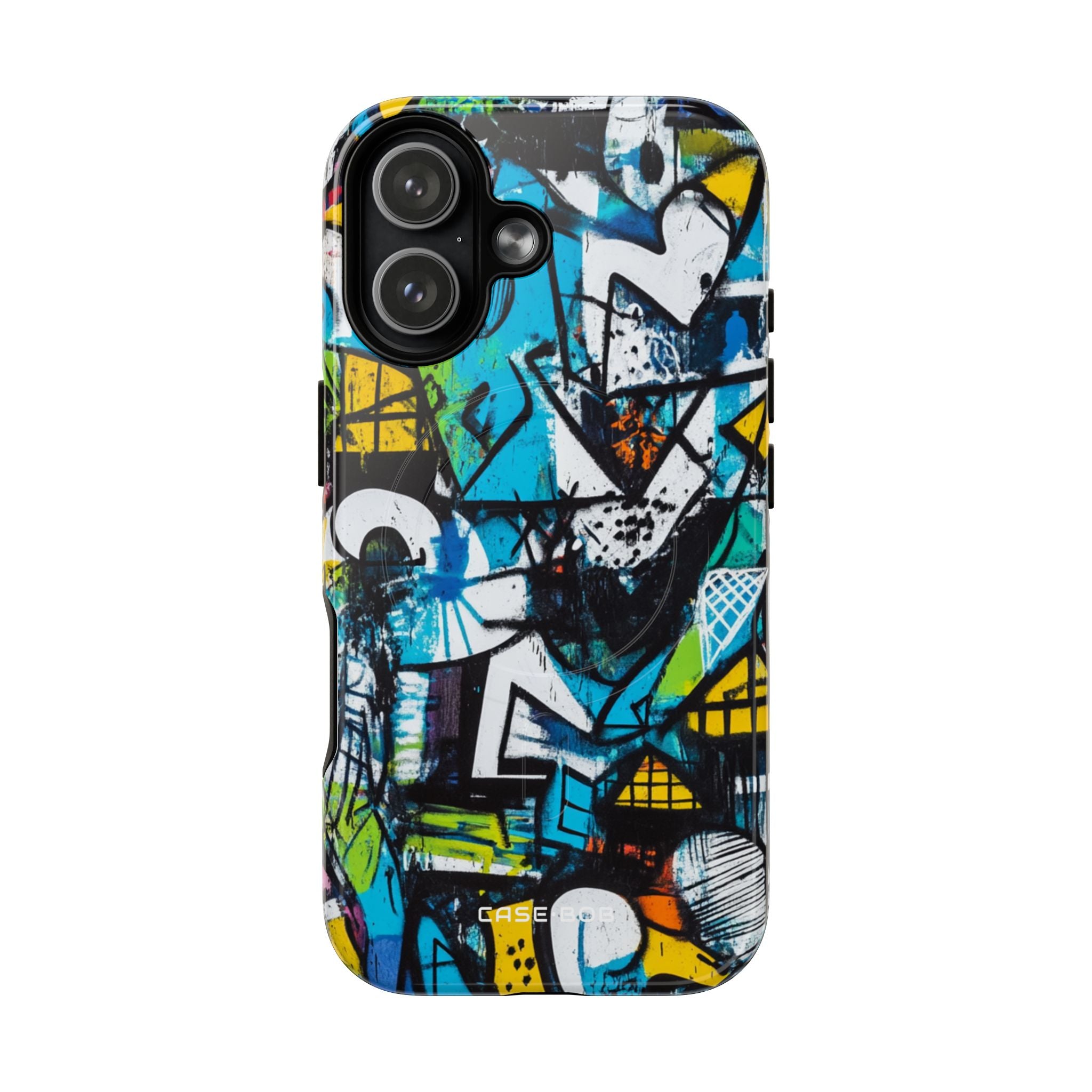 White Ripple Drift iPhone 17 Case - Tough+ - CASE•BOB