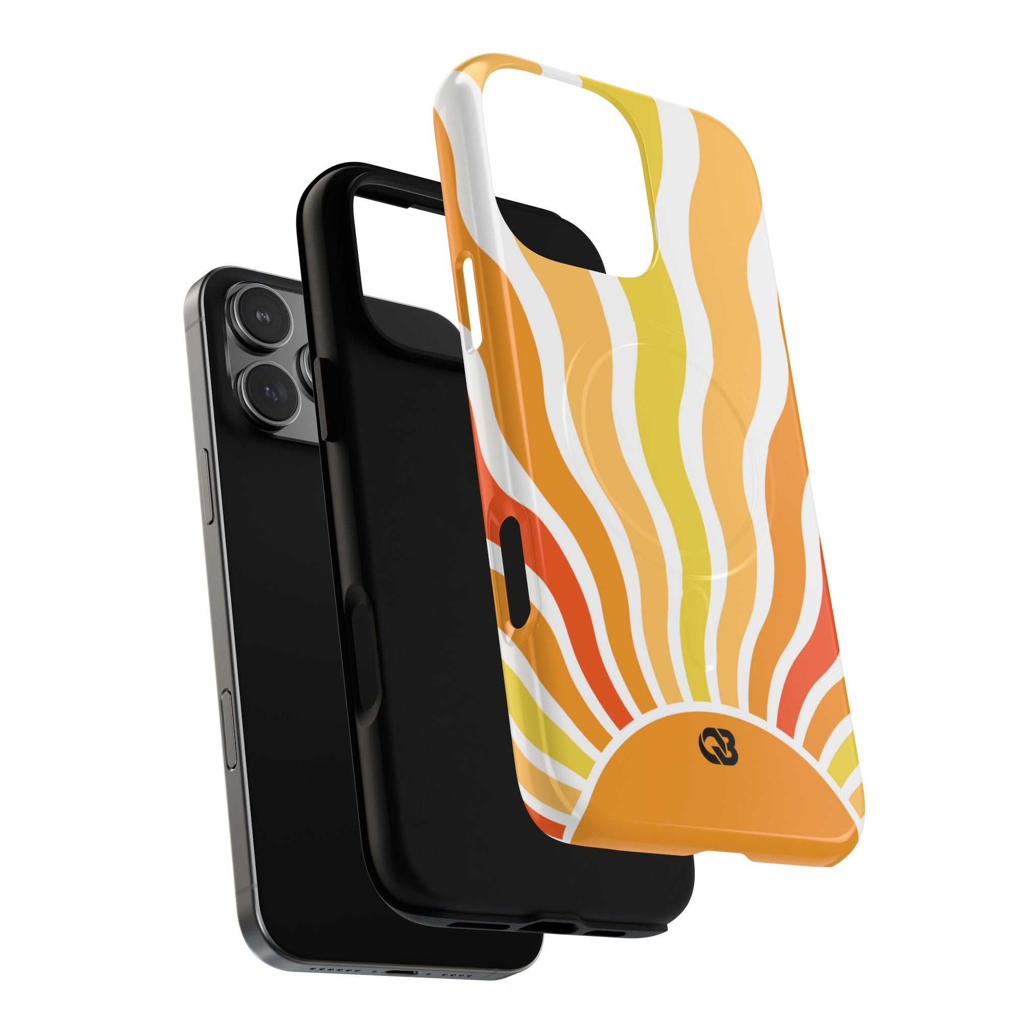 Amber Solar Waves · Tough+ Phone Case for iPhone · Magsafe