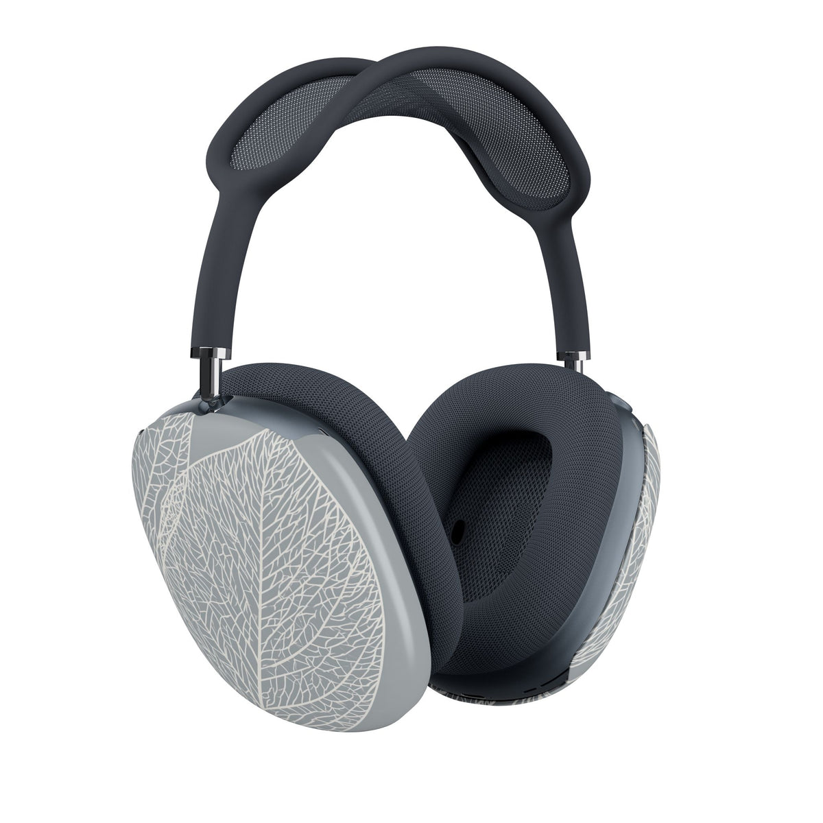 Minimal Leaf Skeleton · Hard Case for AirPods Max · Grey
