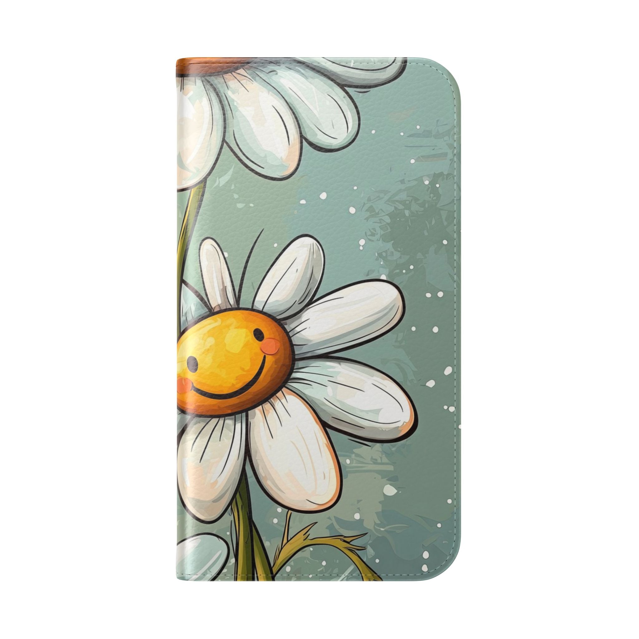 Smiling Daisies Burst - iPhone 15 Pro Case - Wallet