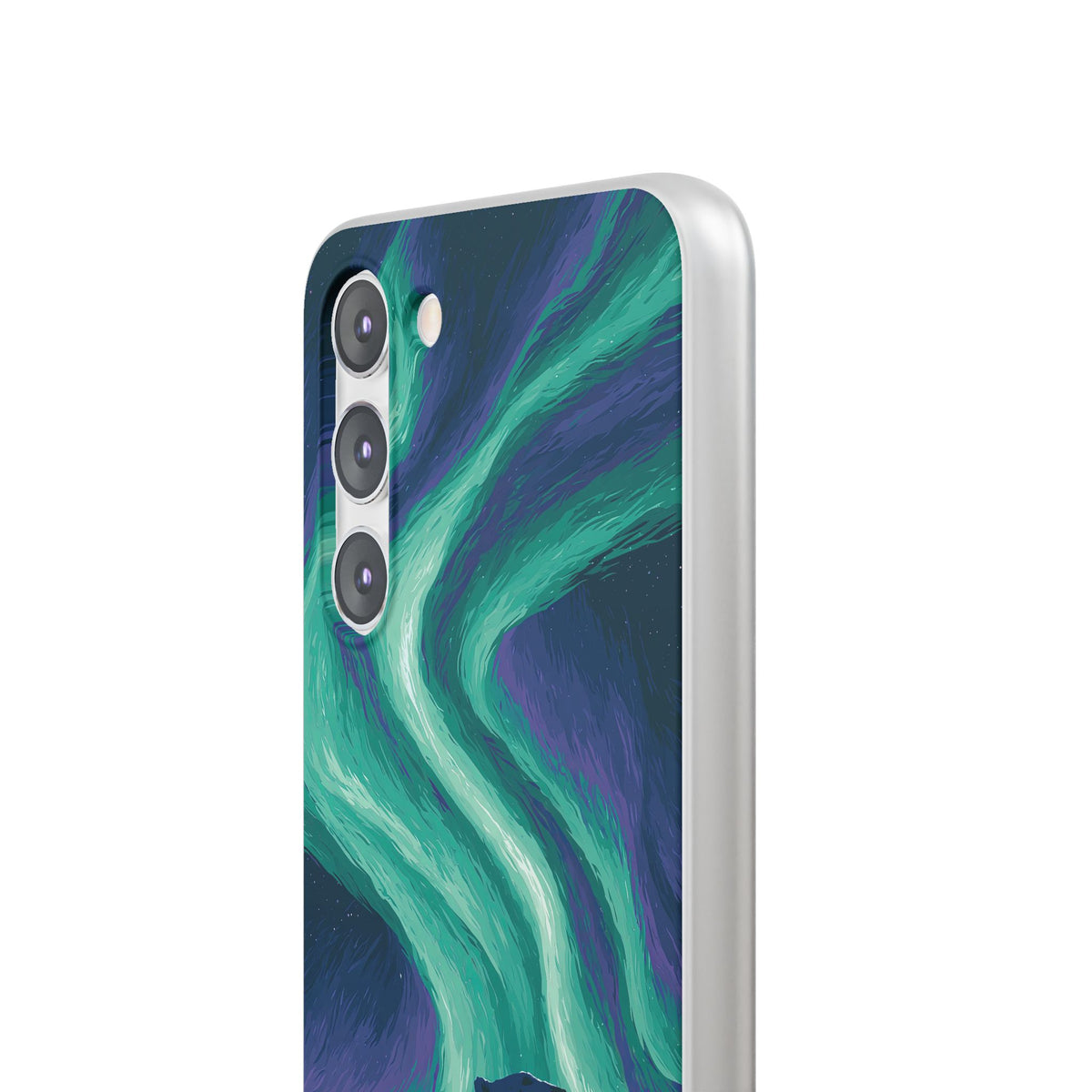 Arctic Aurora Bear · Lite Phone Case for Samsung · Teal