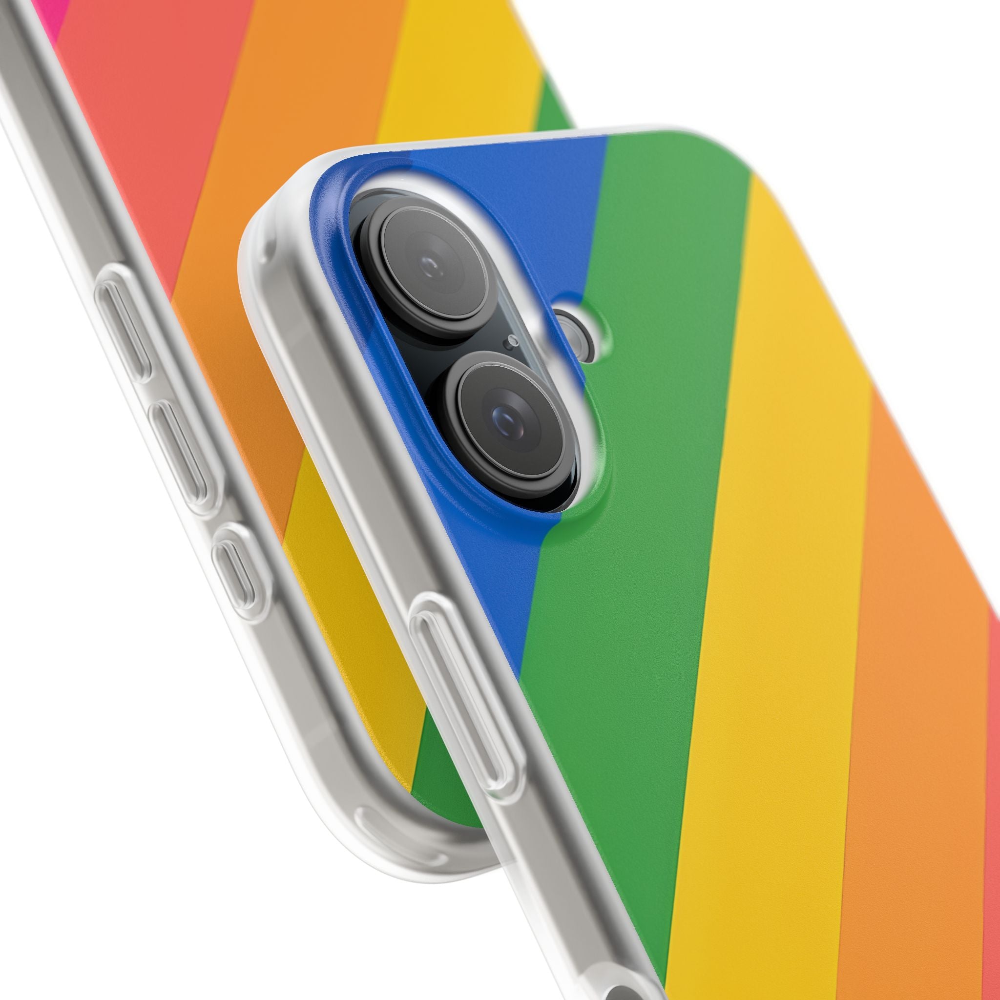 Vibrant Spectrum Slope · Soft Phone Case for iPhone