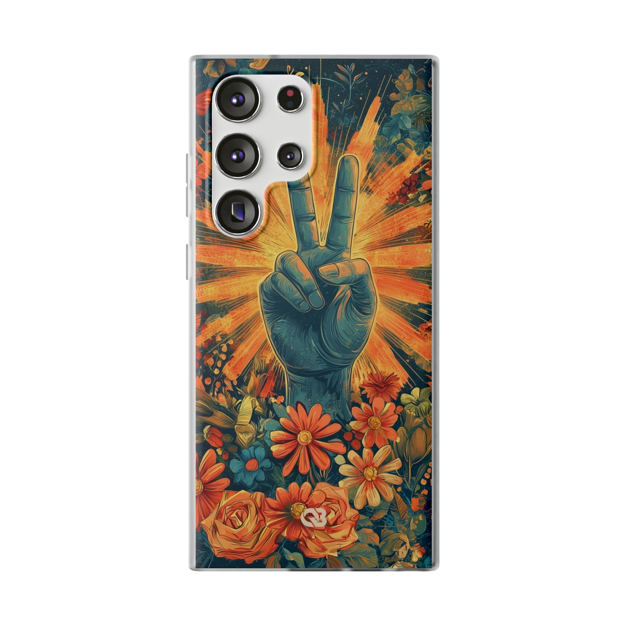 Radiant Peace Bloom · Soft Phone Case for Samsung