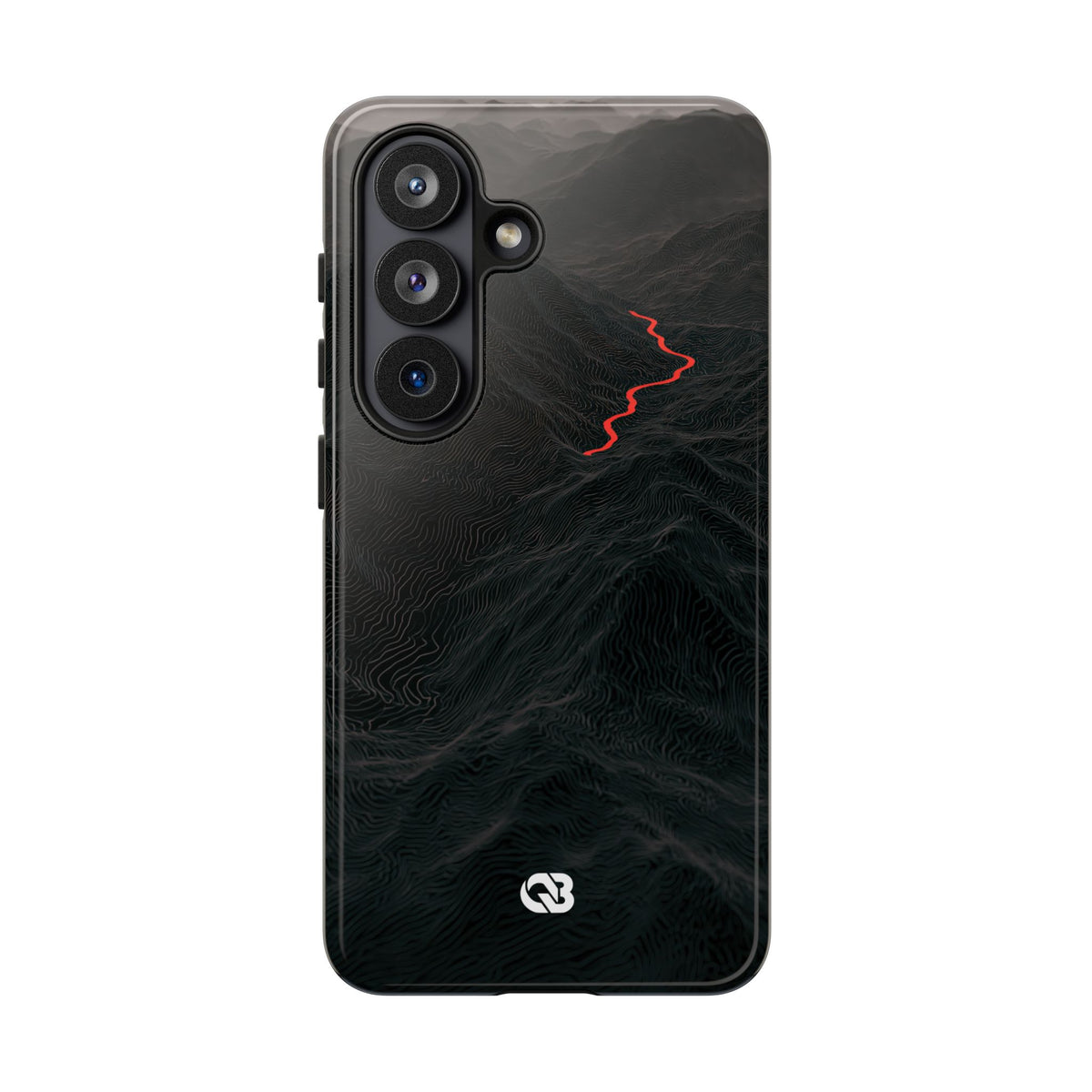 Crimson Ridge Pass · Tough Phone Case for Samsung · Black