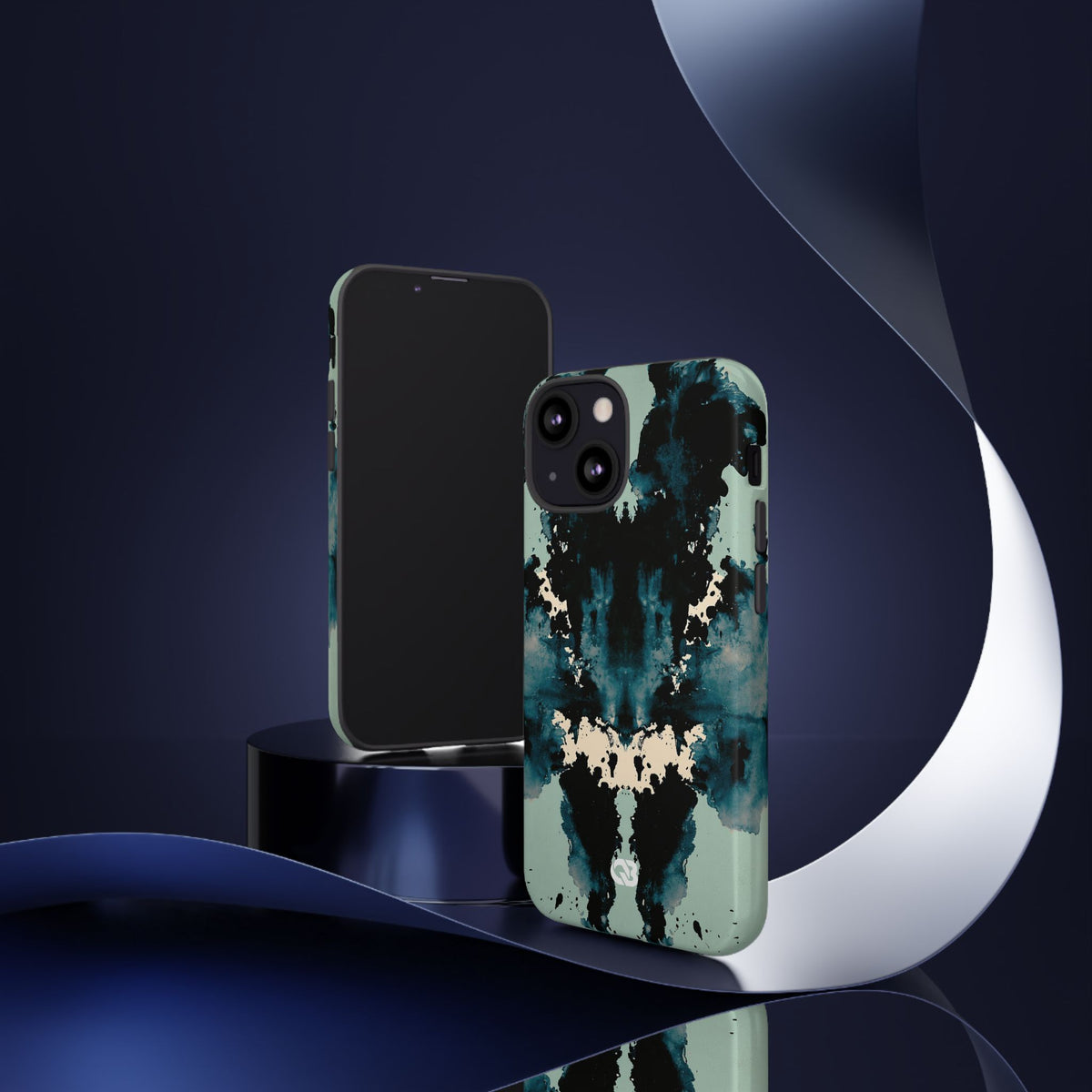 Rorschach Ink Void · Tough Phone Case for iPhone · Black