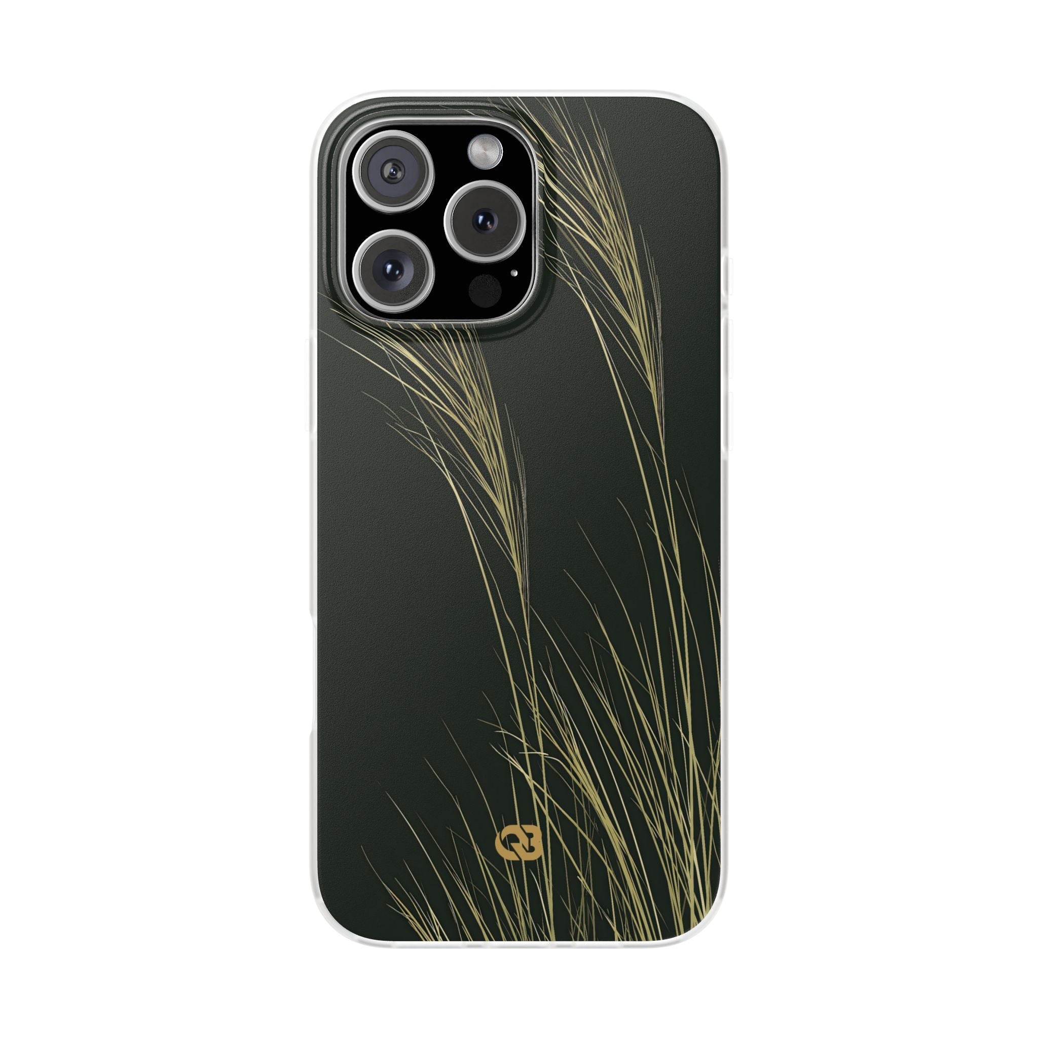 Green Lite Phone Case for iPhone - Midnight Gilded Grass